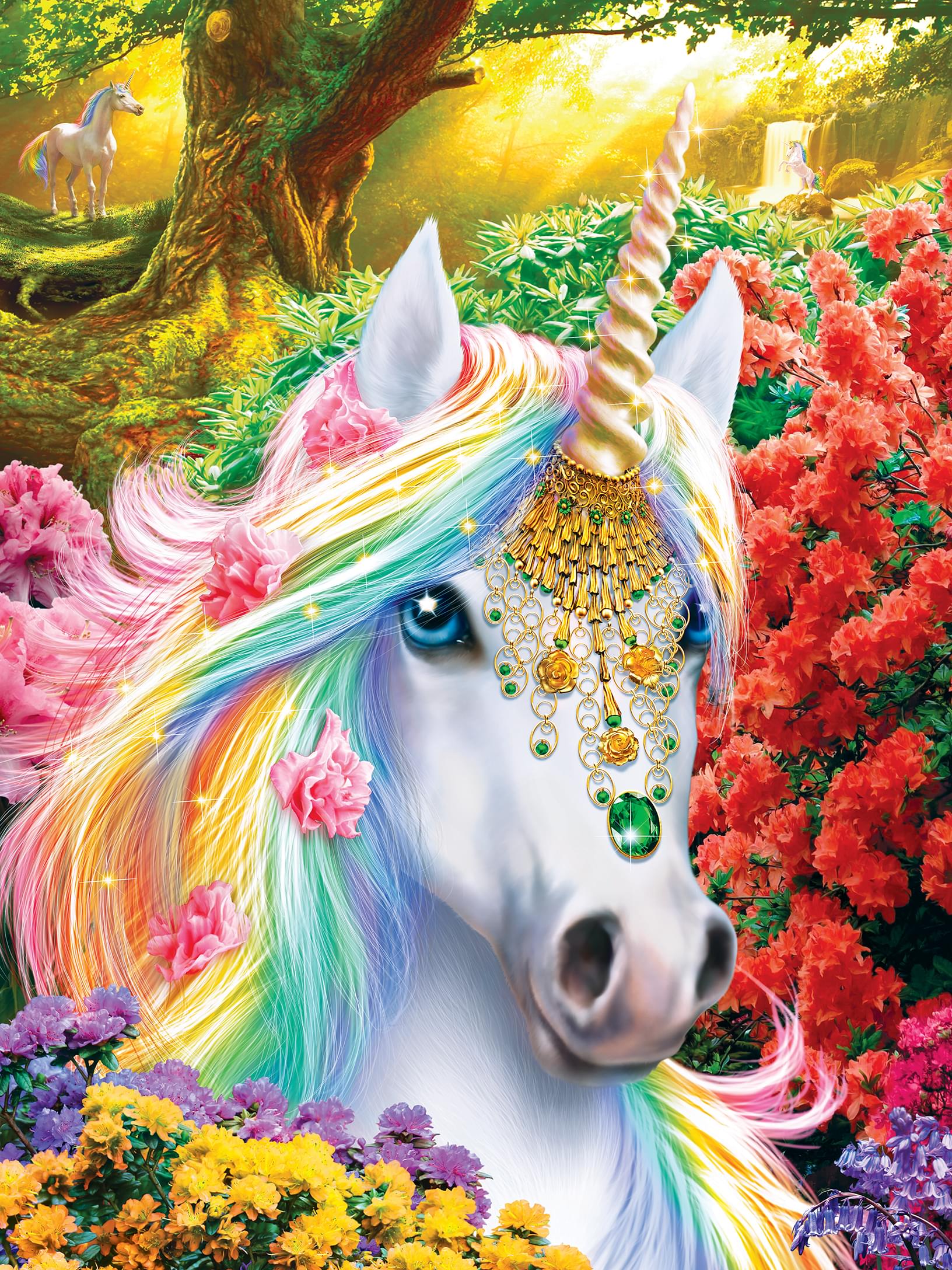 Her Majestys Jewels 300 Piece Large EZ Grip Glow In The Dark Jigsaw Puzzle