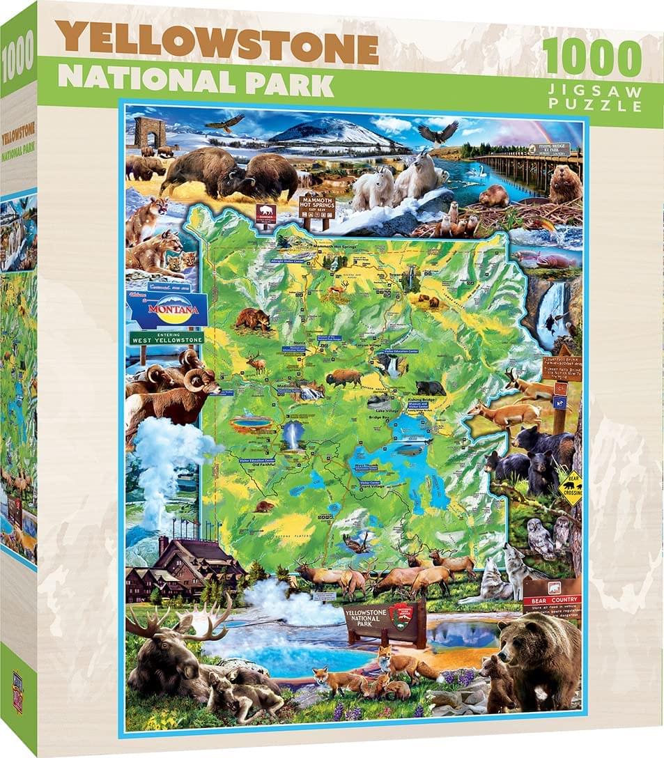 Yellowstone National Park 1000 Piece Jigsaw Puzzle