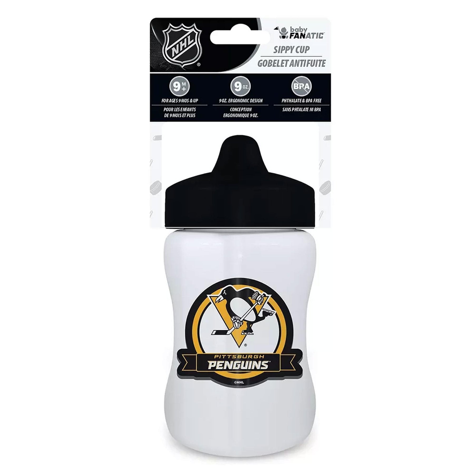 Pittsburgh Penguins NHL 9oz Baby Sippy Cup
