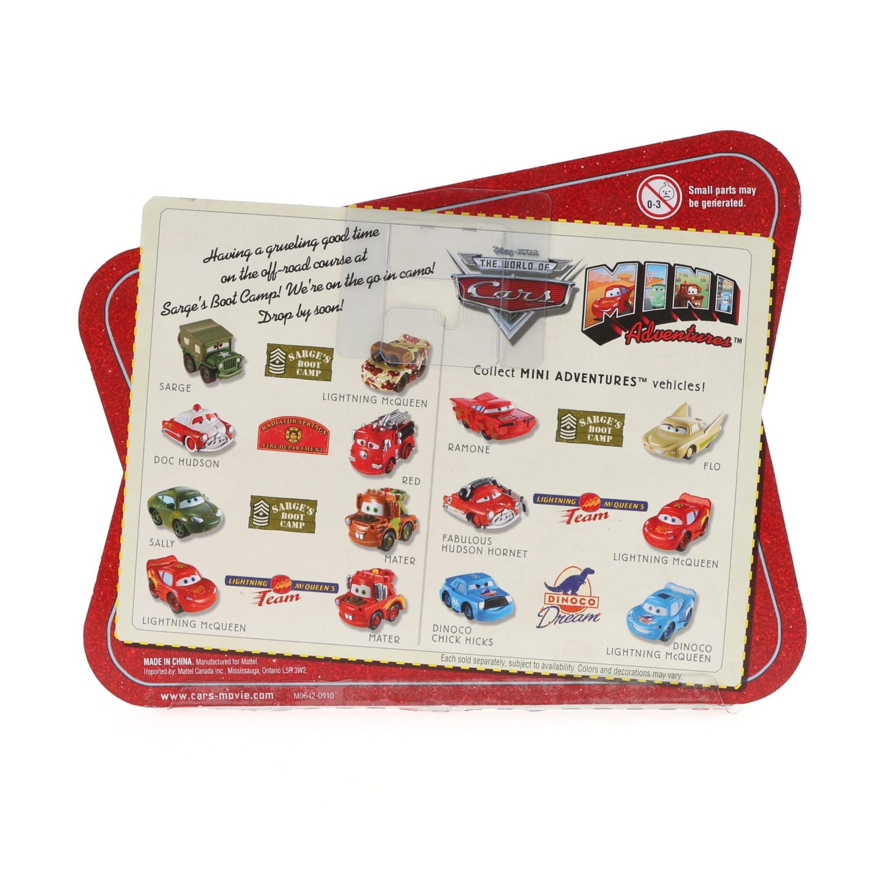 Disney Pixar Cars Mini Adventures Sarge'S Boot Camp 2 Pack Ramone & Flo