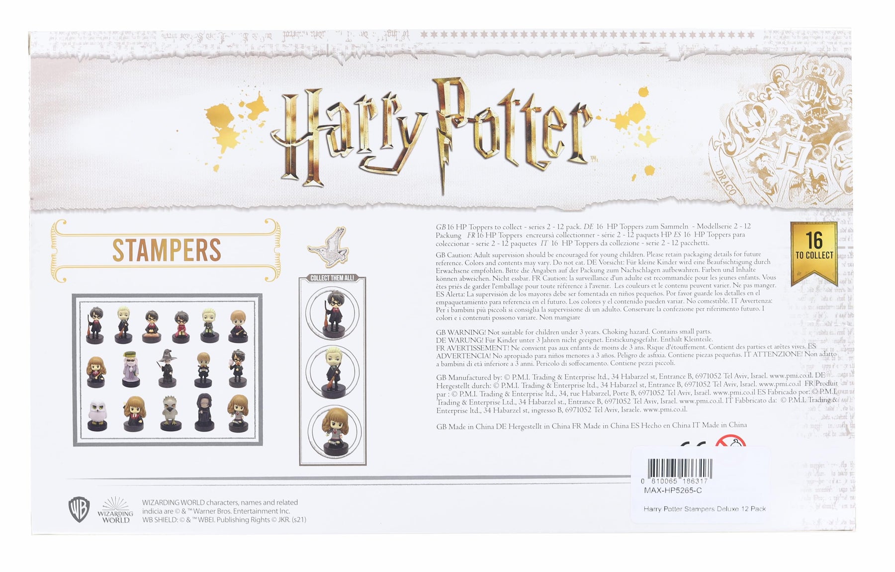 Harry Potter Character Ink Stampers | Set of 12