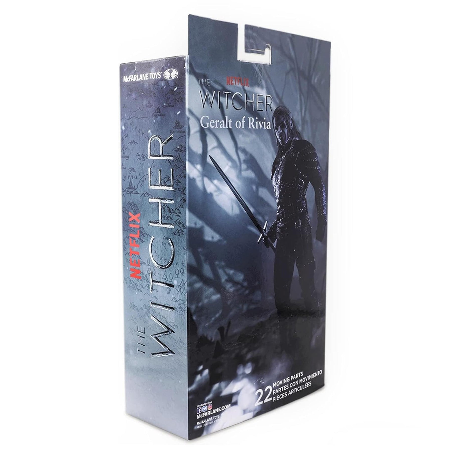 The Witcher Netflix 7-Inch Scale Action Figure | Geralt of Rivia in Witcher Mode