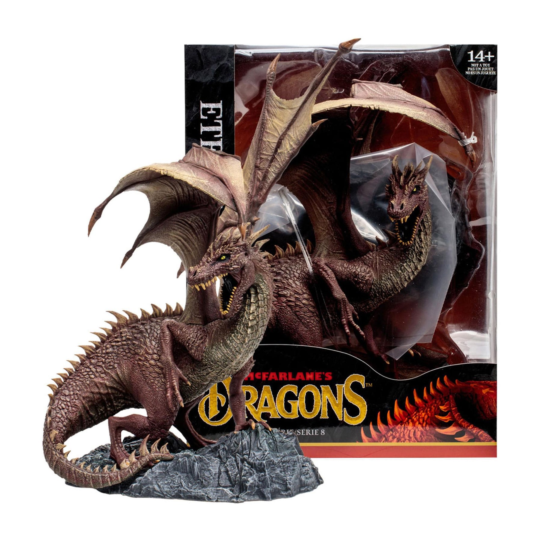 McFarlane Toys Dragons 14 Inch Mythical Eternal Clan Dragon Resin Figurine