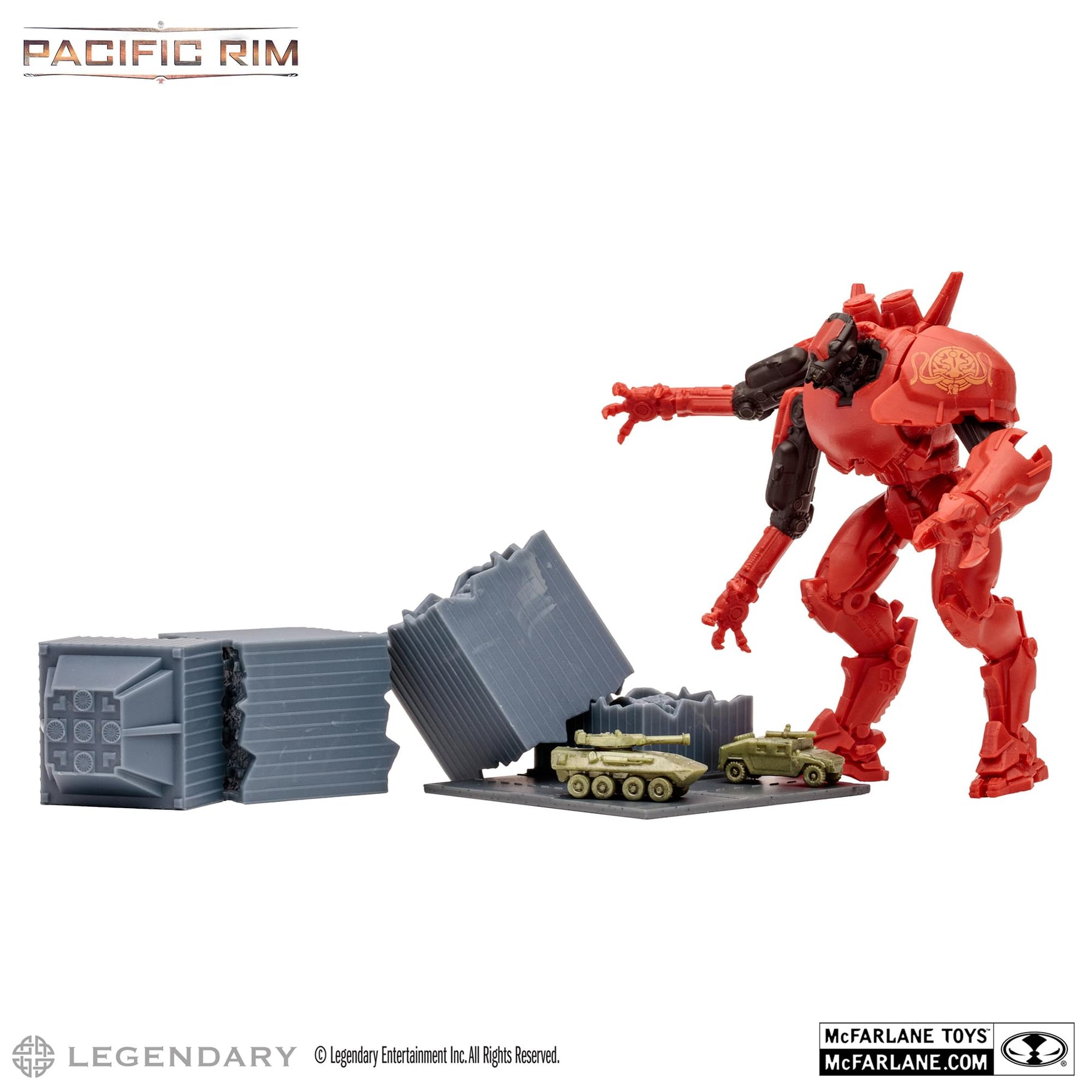 Pacific Rim 4 Inch Figure with Comic | Crimson Typhoon
