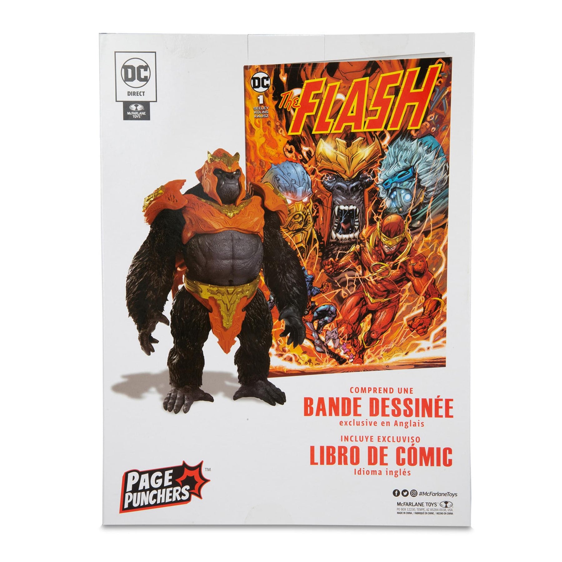 DC Comics 9 Inch Mega Action Figure | The Flash Gorilla Grodd
