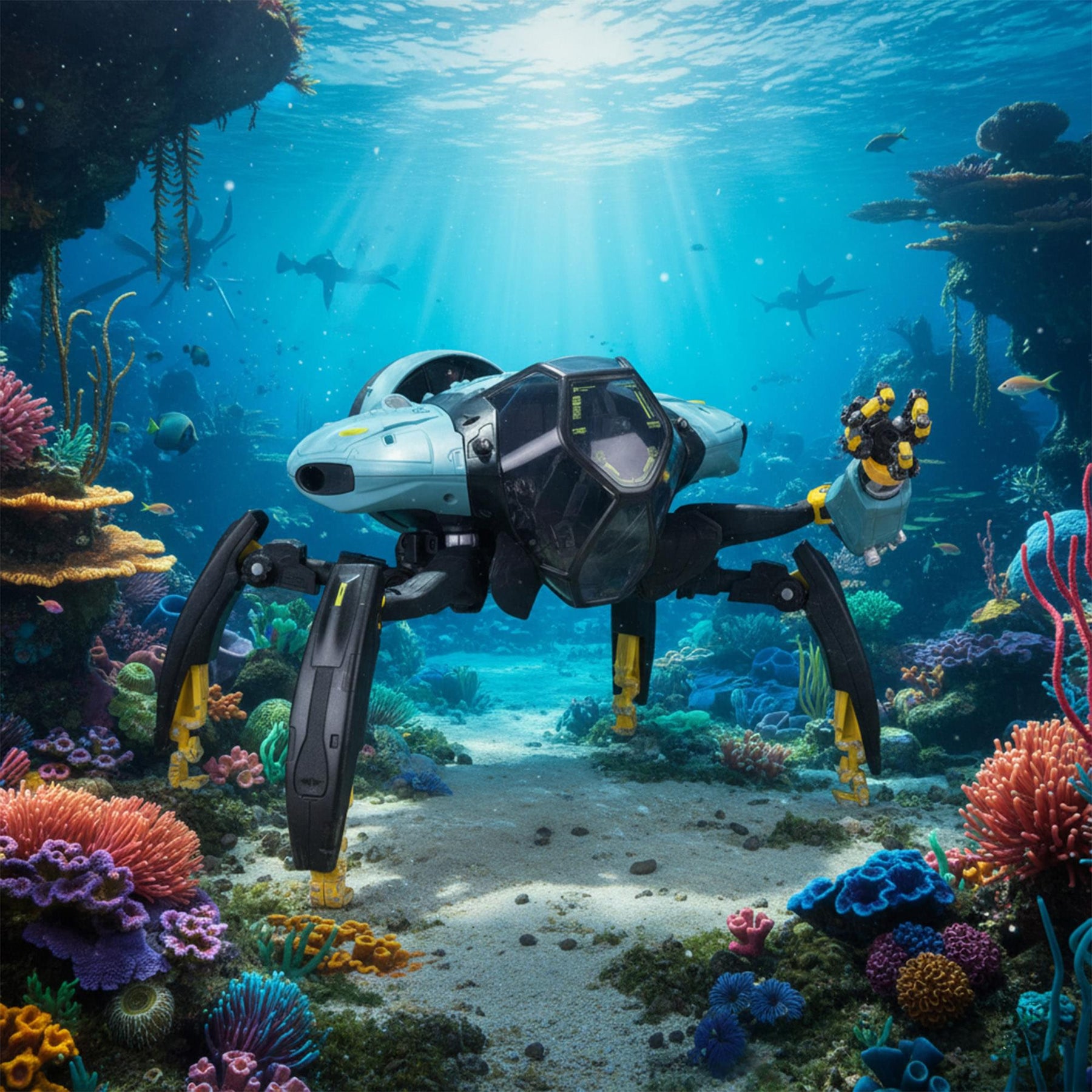 Avatar: The Way of Water Cet-Ops Crabsuit Mega Action Figure