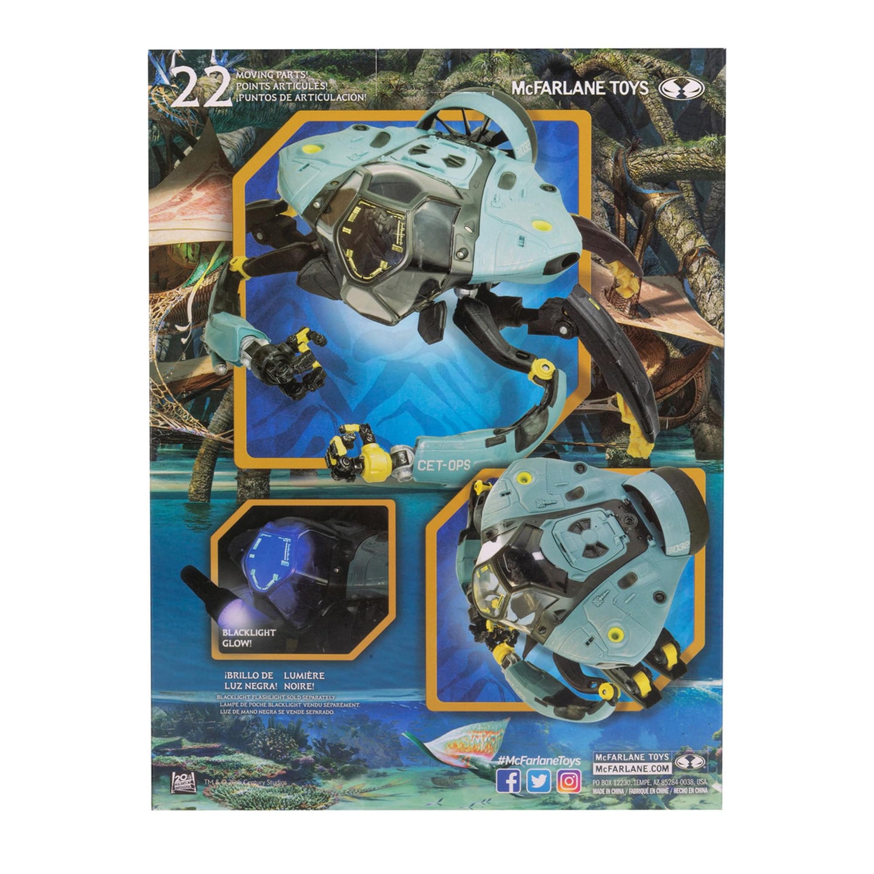 Avatar: The Way of Water Cet-Ops Crabsuit Mega Action Figure