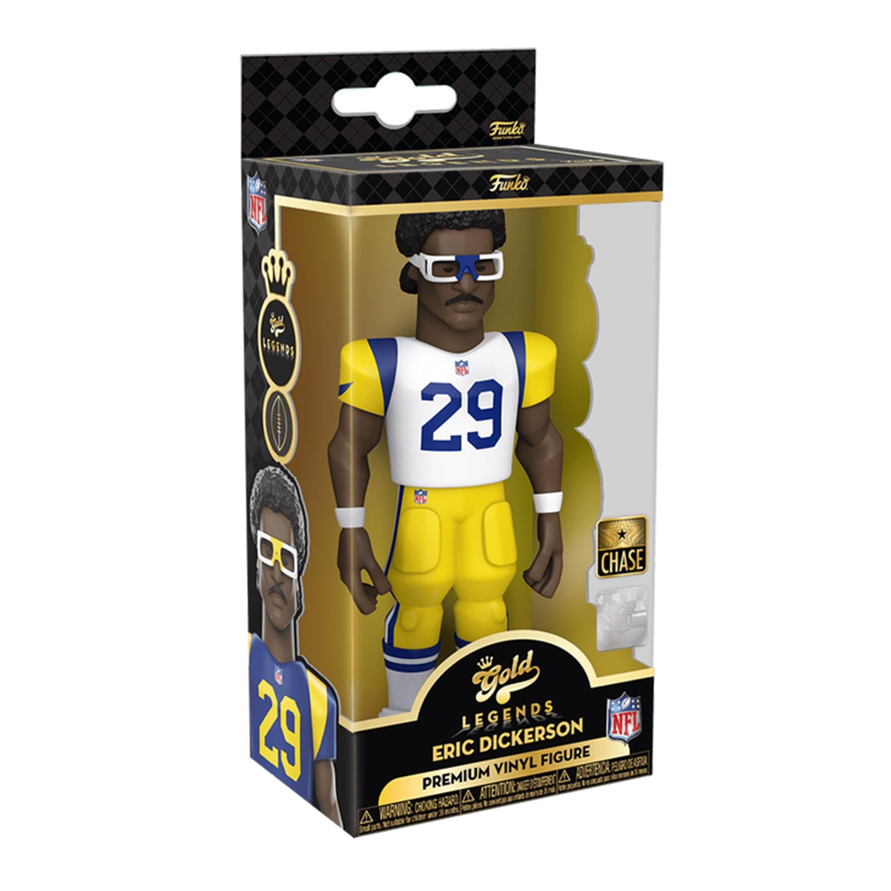 LA Rams NFL Funko Gold 5 Inch Vinyl Figure | Eric Dickerson Chase