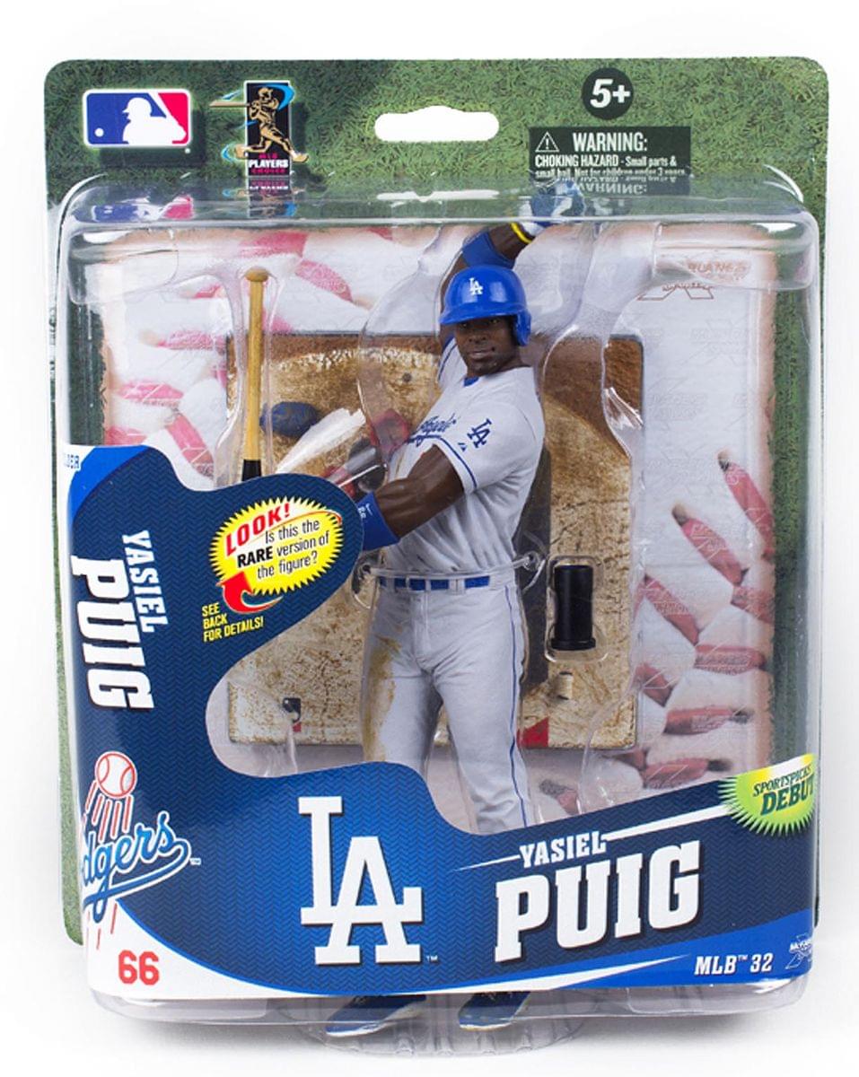 LA Dodgers McFarlane MLB Yasiel Puig (Gray Uniform Silver Variant) S32 Figure