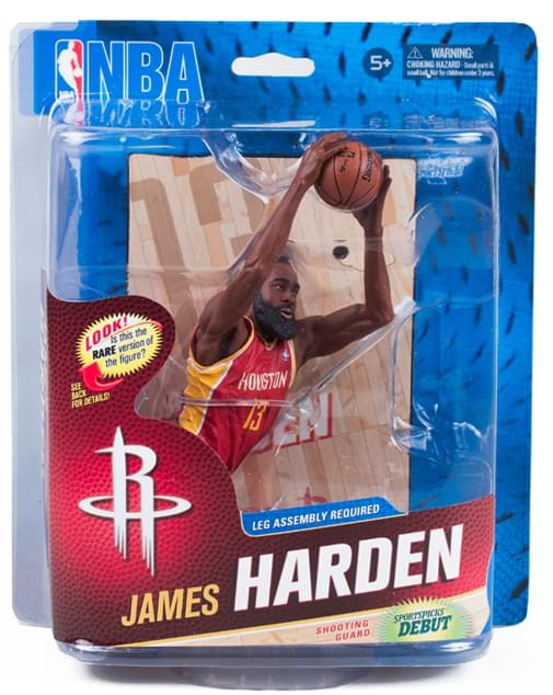 Mcfarlane NBA Series 23 Houston Rockets James Harden Figure Free Shi