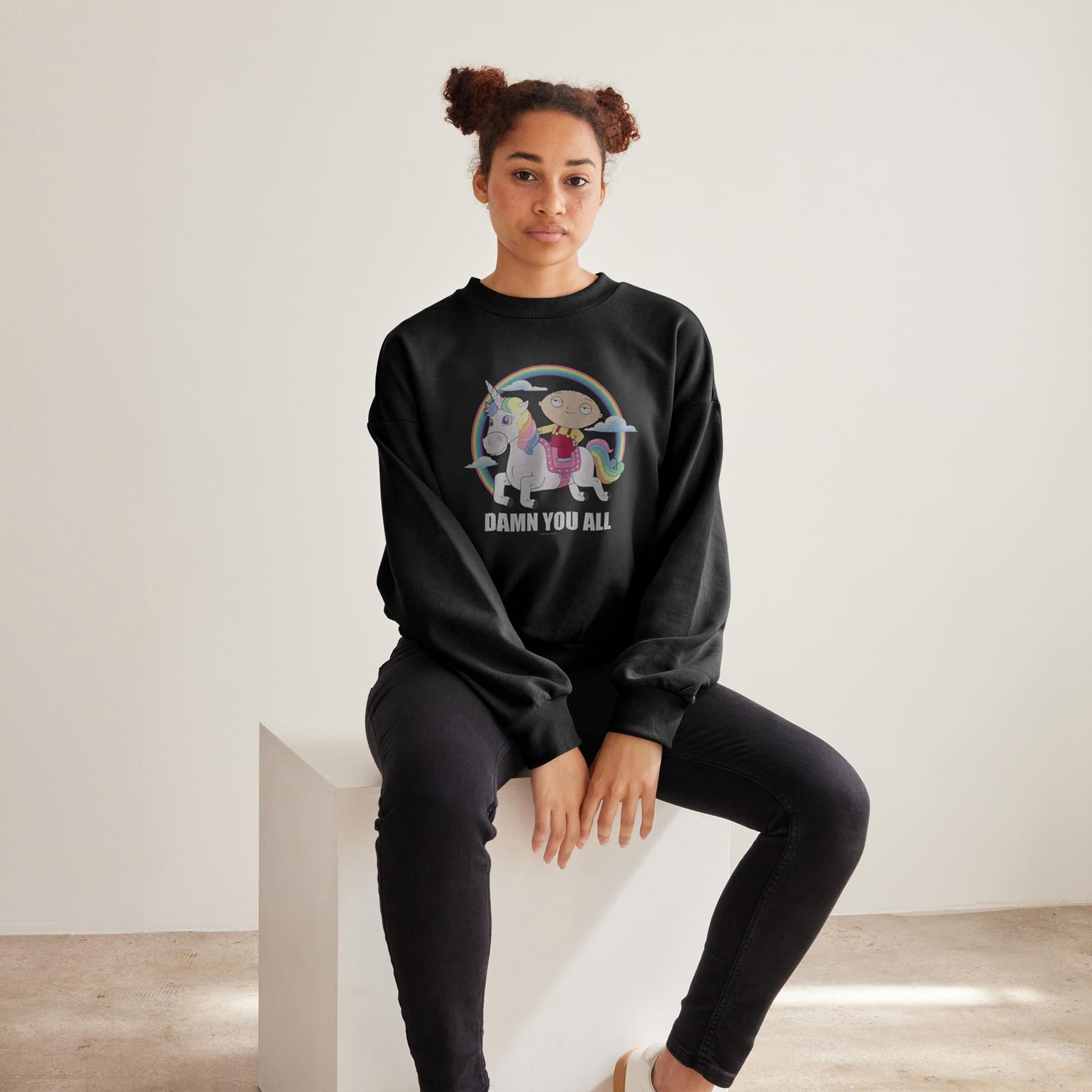 Family Guy Stewie Unicorn Long Sleeve Fleece