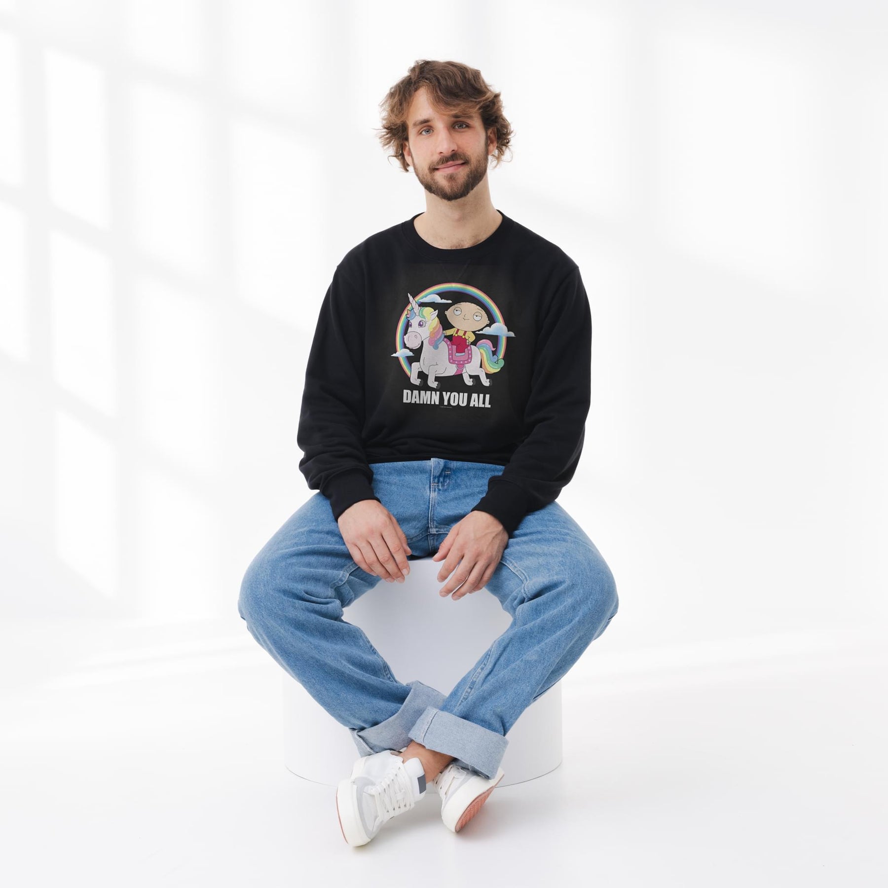 Family Guy Stewie Unicorn Long Sleeve Fleece