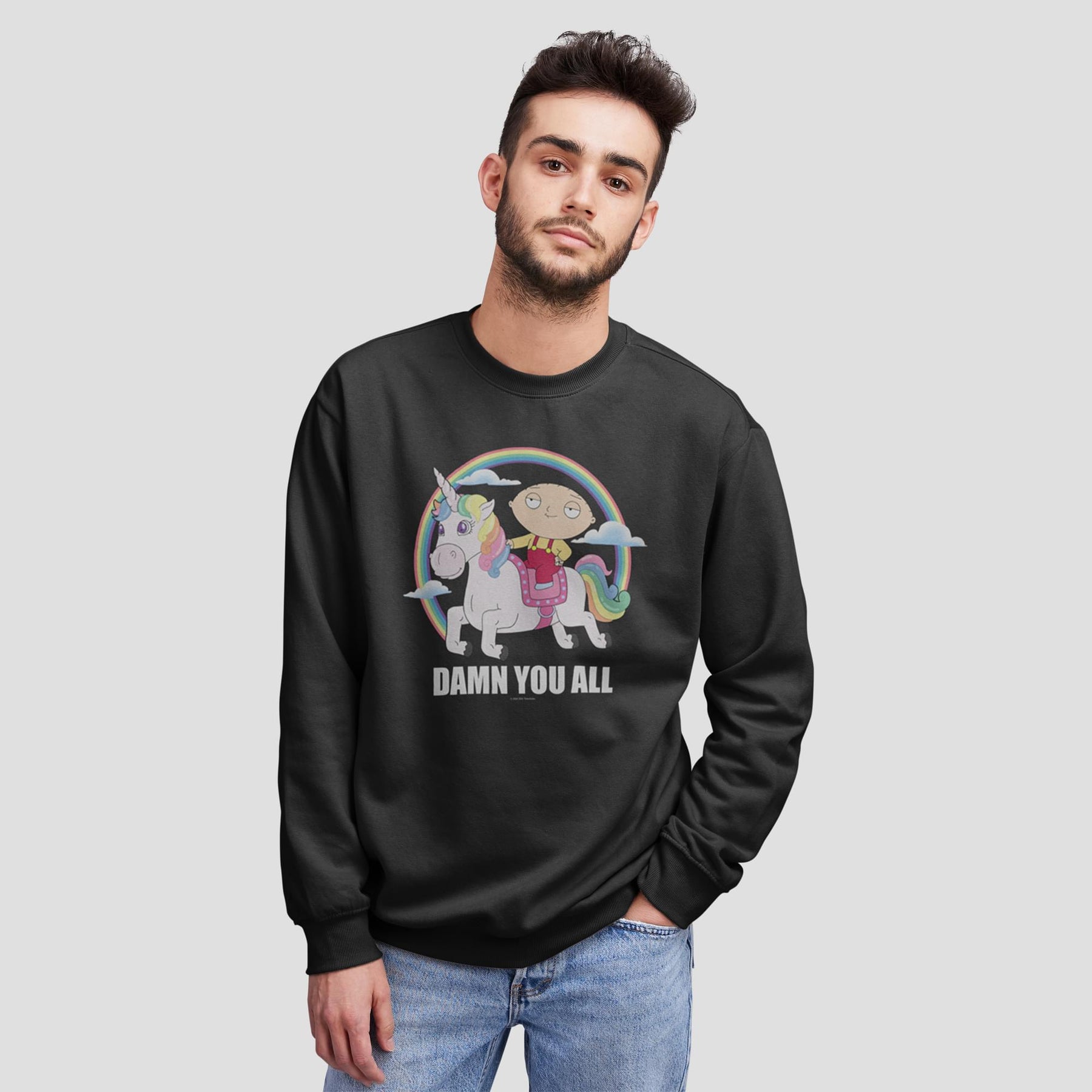 Family Guy Stewie Unicorn Long Sleeve Fleece