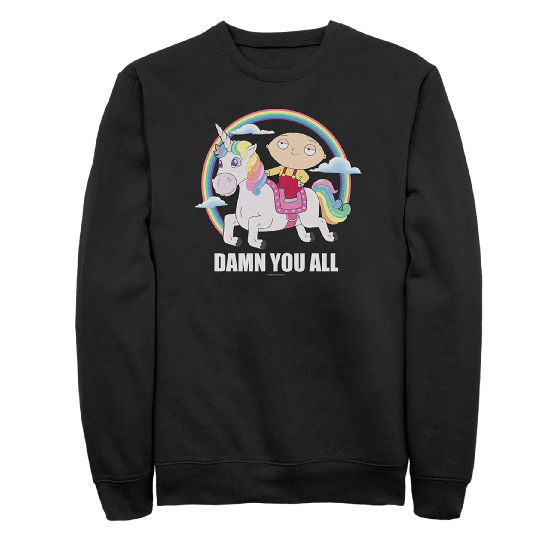Family Guy Stewie Unicorn Long Sleeve Fleece