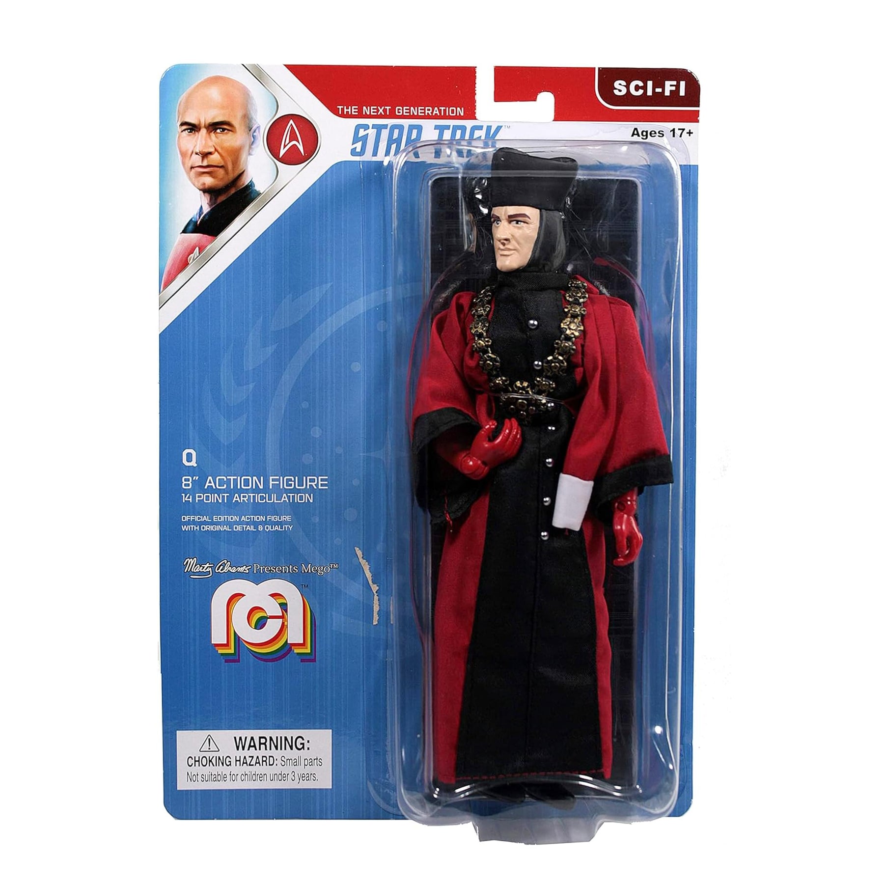 Mego Star Trek The Next Generation Q 8 Inch Action Figure