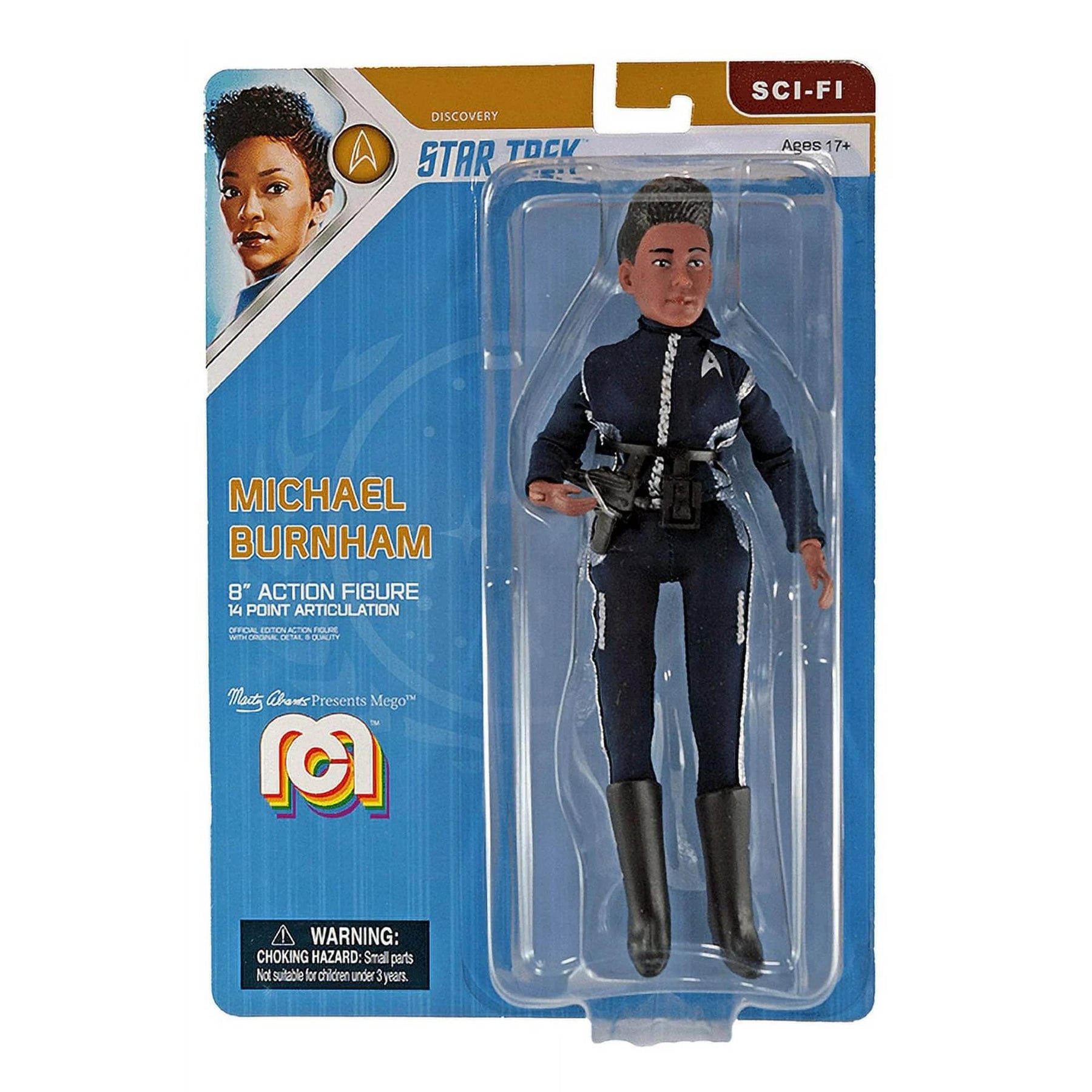 Mego Star Trek Discovery Michael Burnham 8 Inch Action Figure