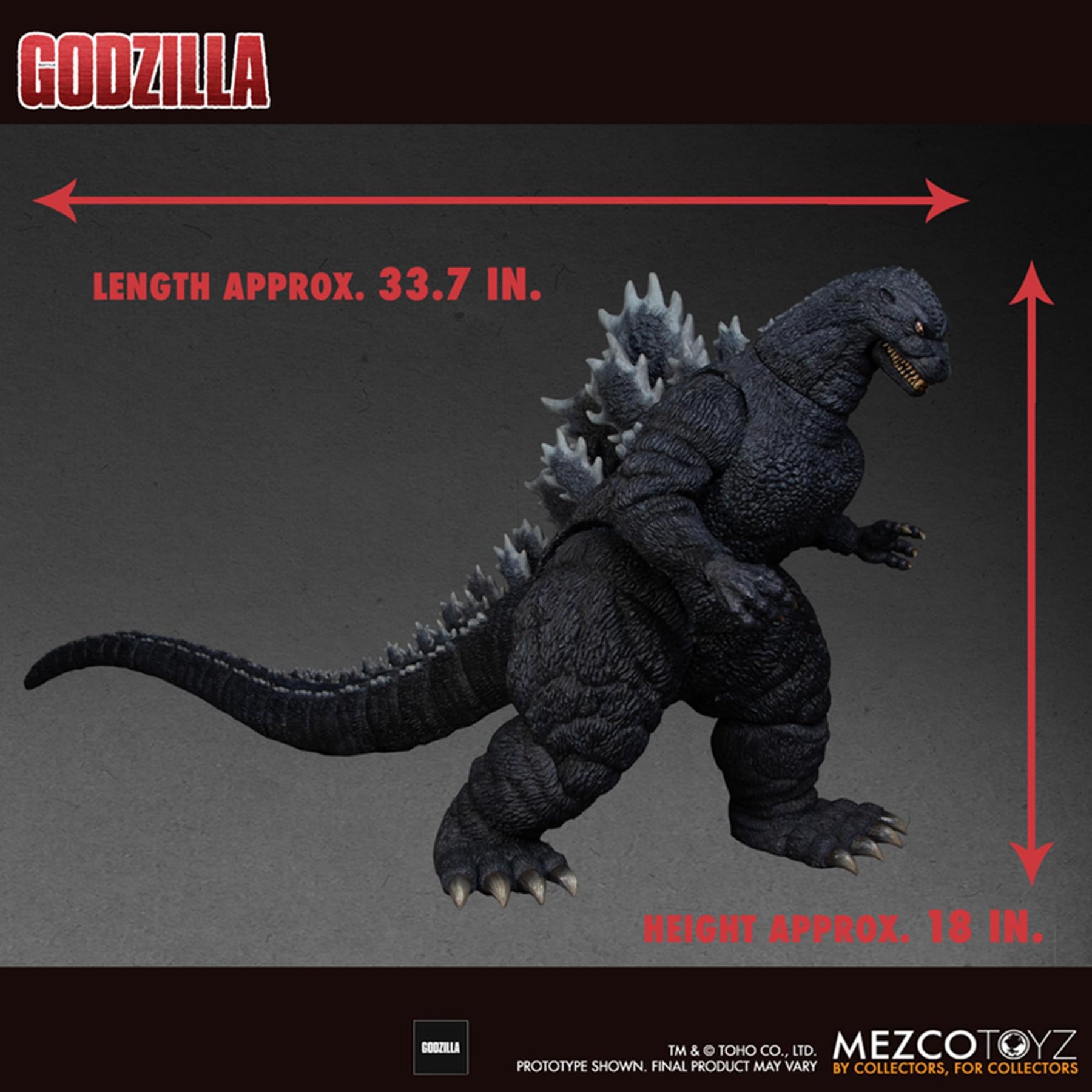 Godzilla Ultimate Light-Up and Sound 18 Inch Mega-Scale Action Figure