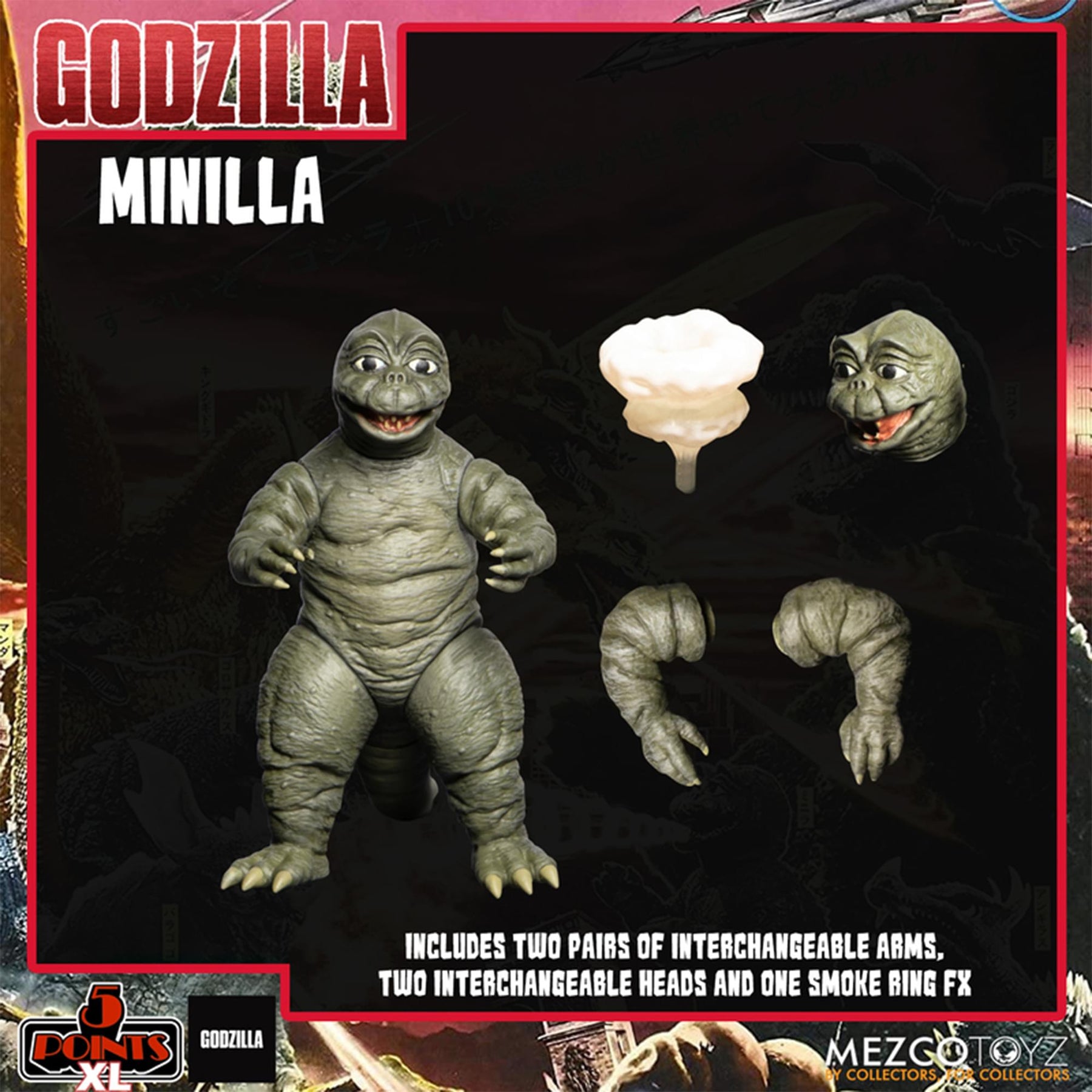 Godzilla Destroy All Monsters (1968) 5 Points XL Round 2 Boxed Set