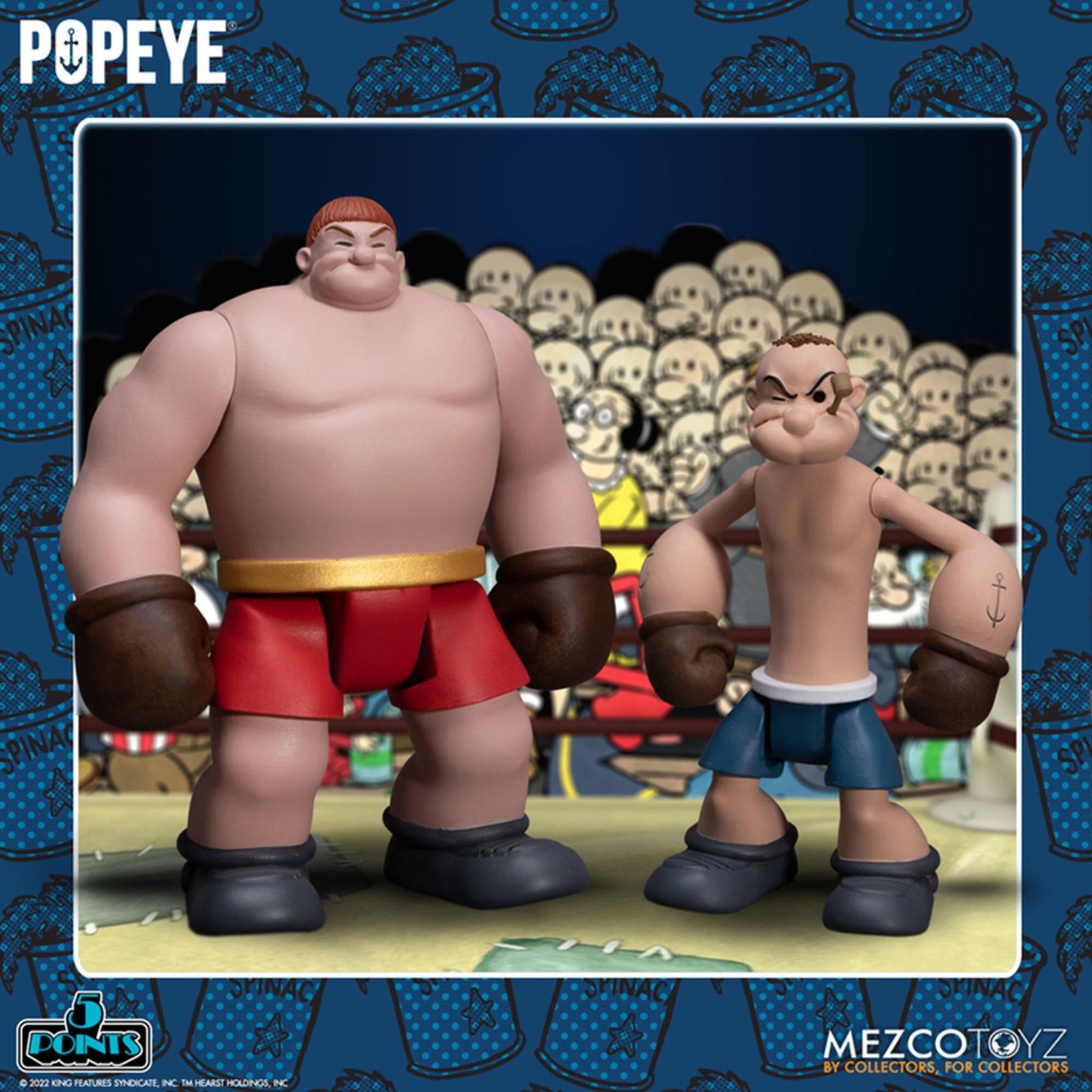 Popeye 5 Points Popeye and Oxheart Figure Boxed Set