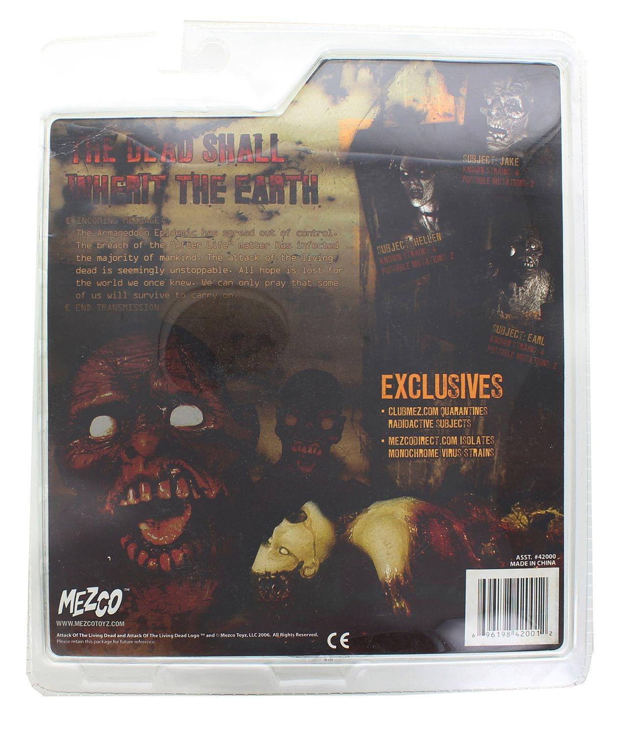 Attack Of The Living Dead Zombies Series 1 Earl Color Strain - 2 Eyes