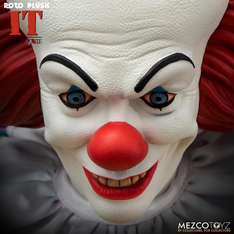 IT (1990) Mezco Designer Series 18 Inch Pennywise Roto Plush