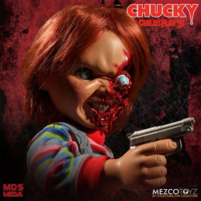 Child’s Play 3 Talking Pizza Face Chucky 15 Inch Mega Figure