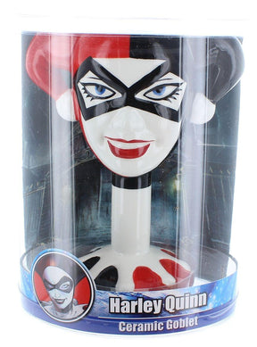 DC Comics Ceramic Head Goblet: Harley Quinn