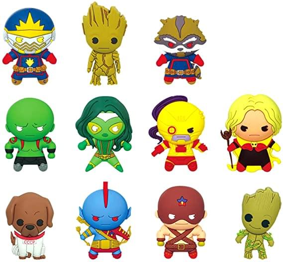 Marvel Guardians of the Galaxy Blind Bagged 3D Foam Figural Bag Clip | 1 Random