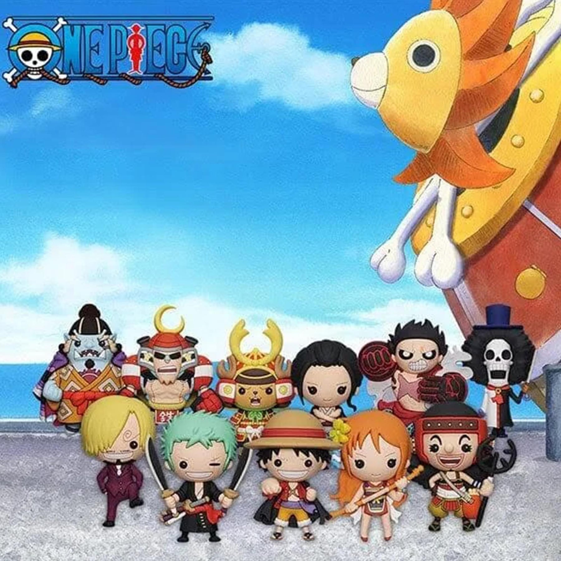 One Piece Series 3 3D Foam Bag Clip | 1 Random