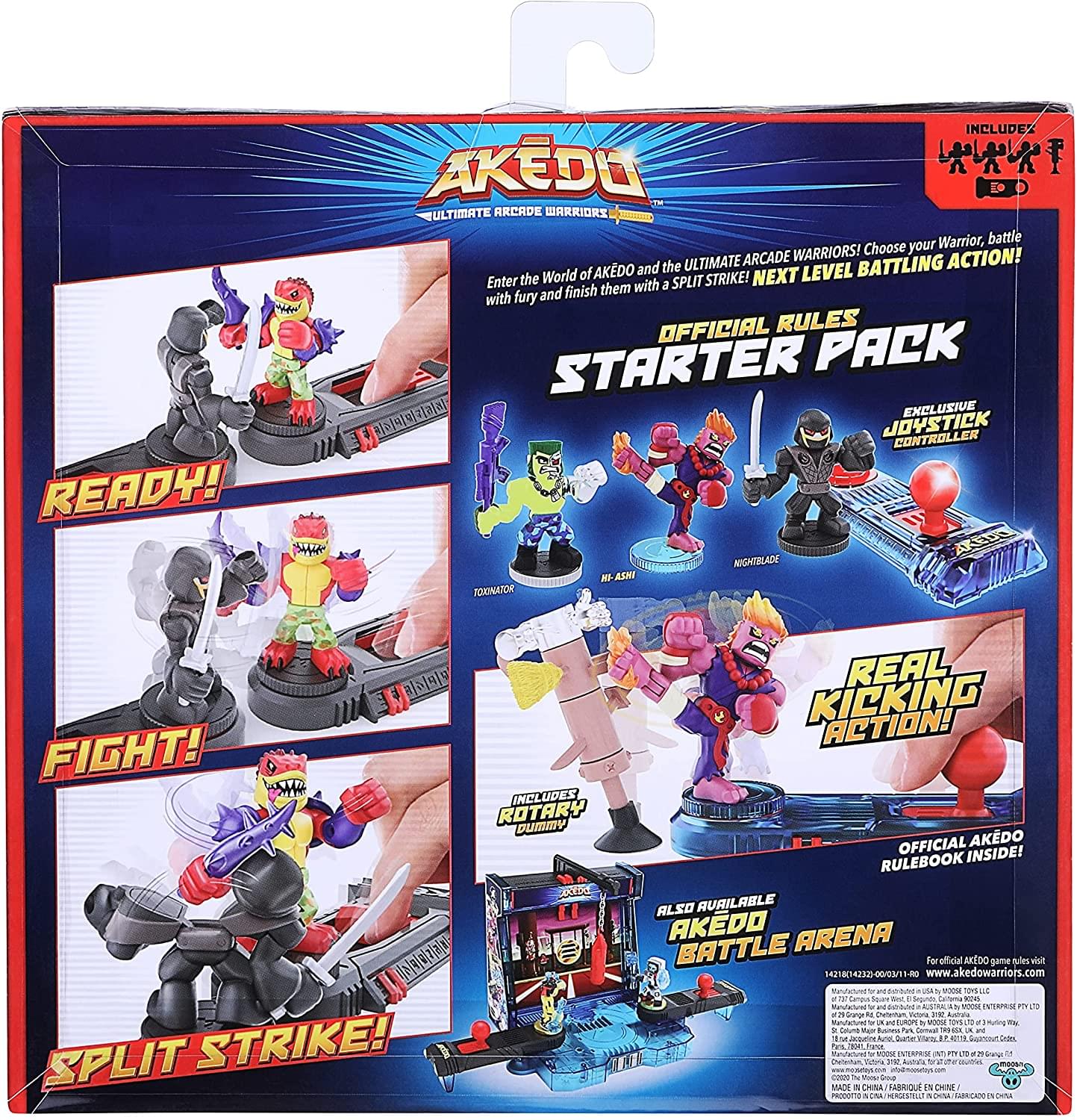 Akedo Ultimate Arcade Warriors Starter Pack | Kick Attack
