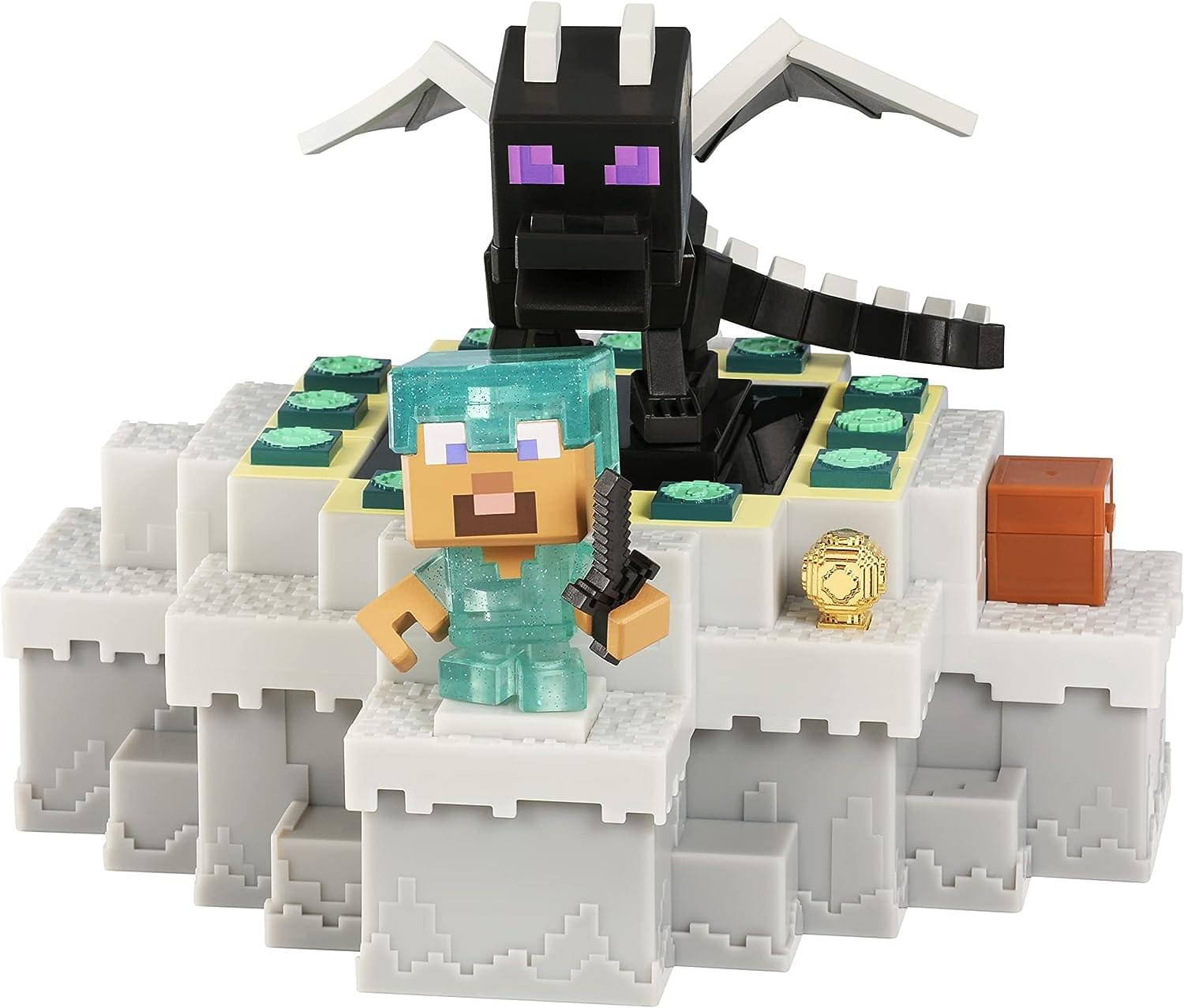 Treasure X Minecraft Caves & Cliffs Ender Dragon Playset