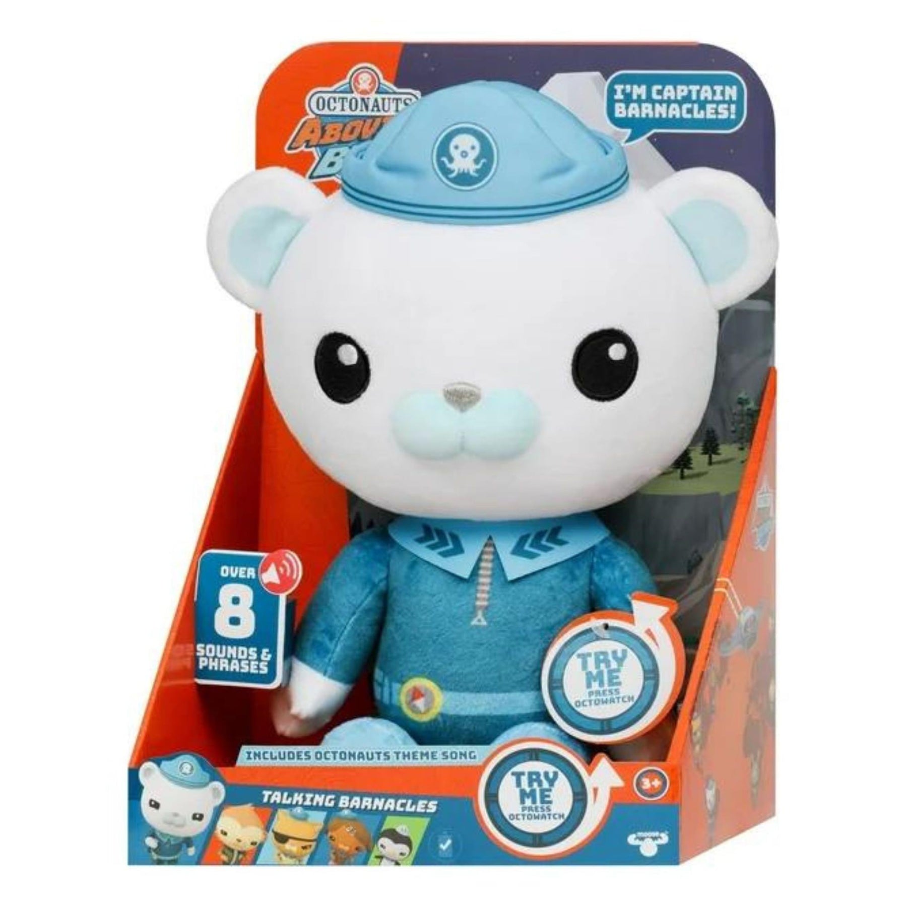 Octonauts Above & Beyond Captain Barnacles 13 Inch Talking Plush