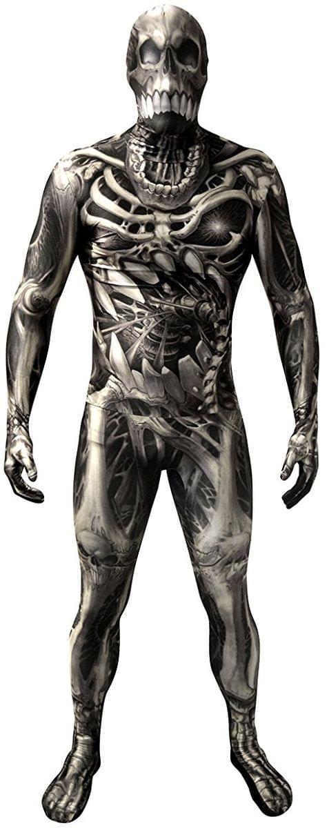 Skull N Bones Morphsuit Costume Adult