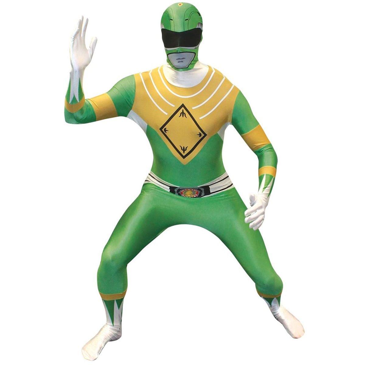 Power Rangers Morphsuit Adult Costume Green