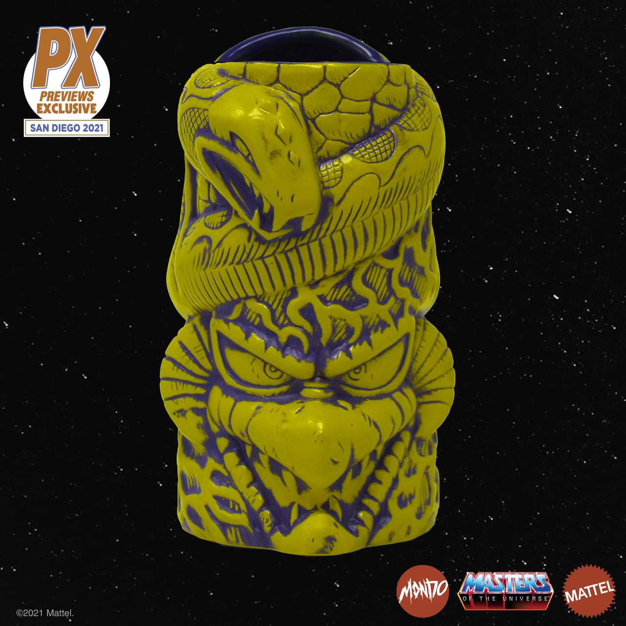 Mondo Masters of the Universe Skeletor 20-Ounce Mug | Bone Yellow Exclusive