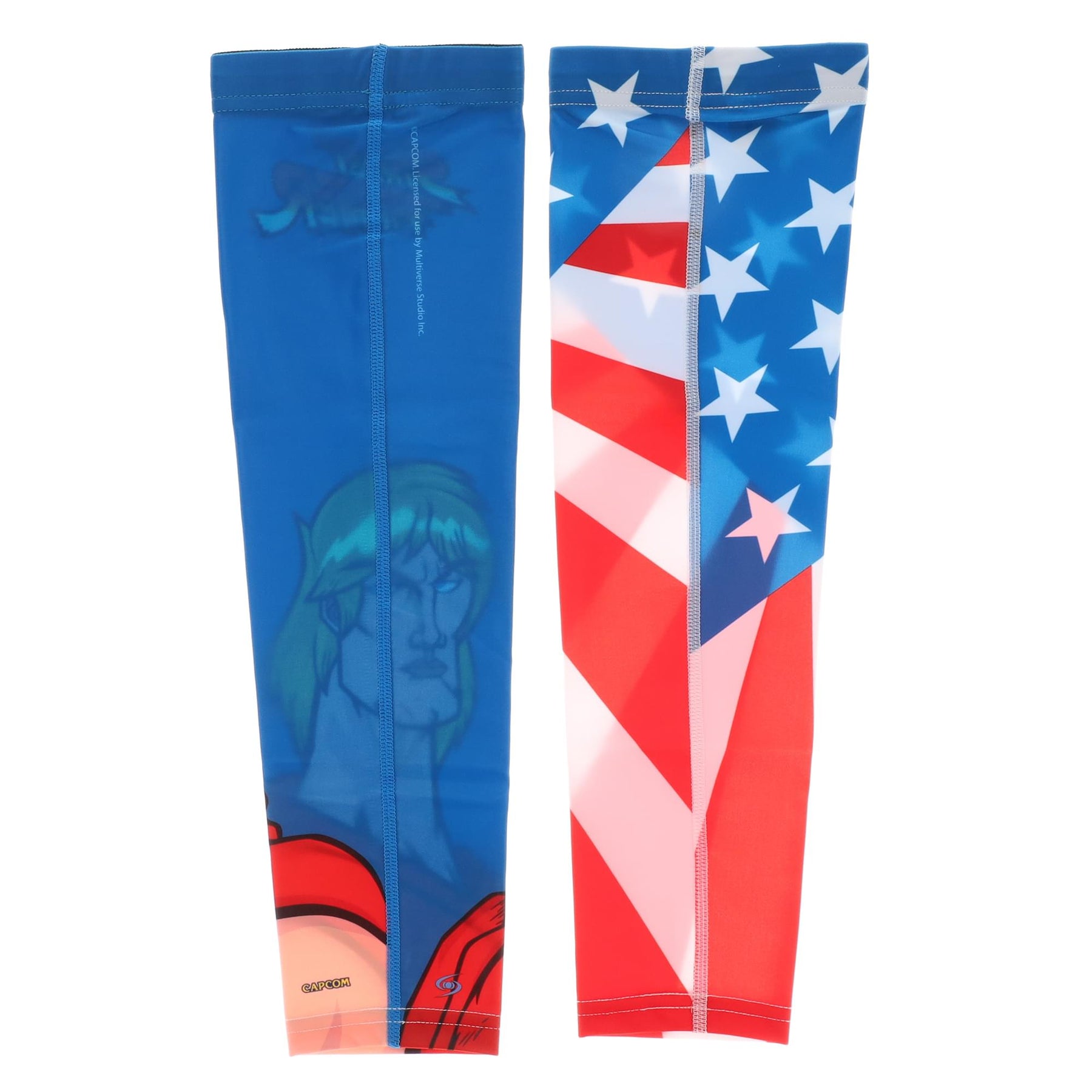 Street Fighter Adult Costume Arm Sleeves, Ken