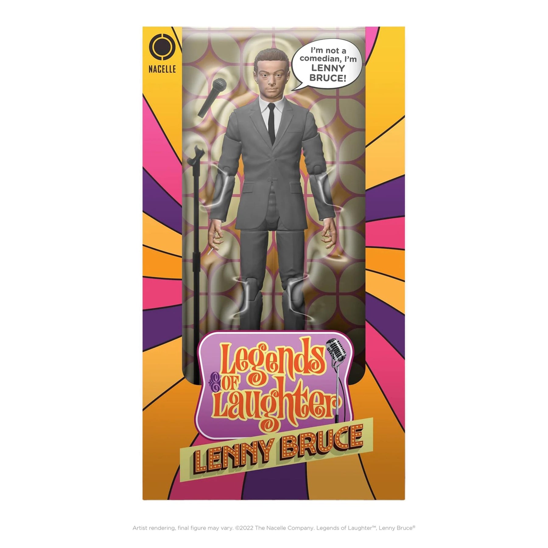 Legends of Laughter 6 Inch Action Figure | Lenny Bruce