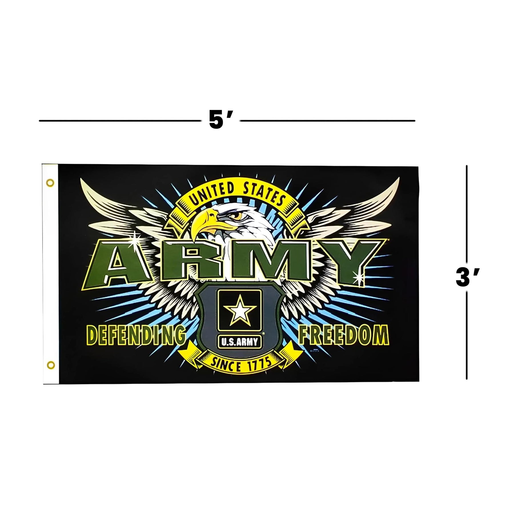 U.S. Army Defending Freedom Flag (3'x5')
