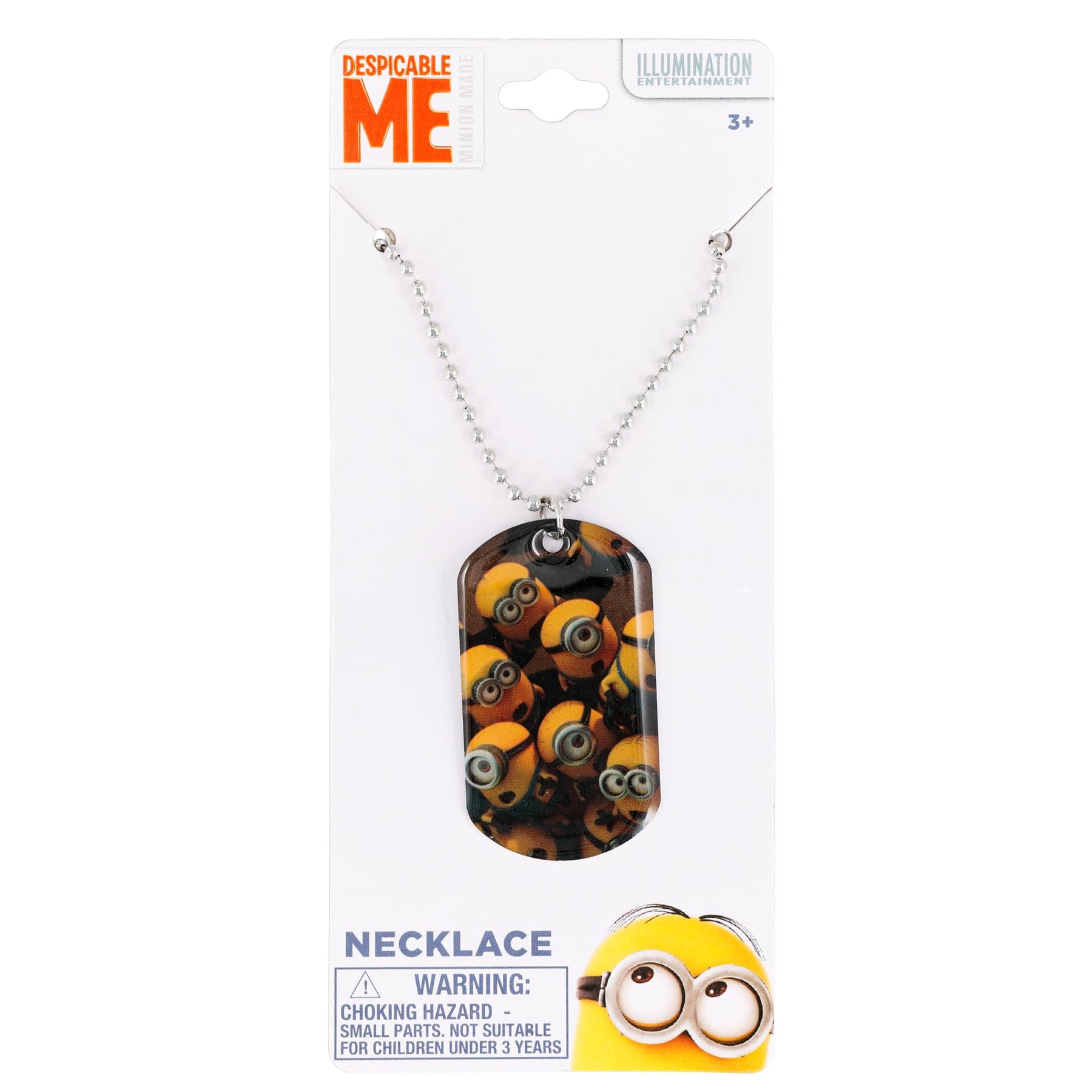 Despicable Me Dog Tag Necklace - Minions
