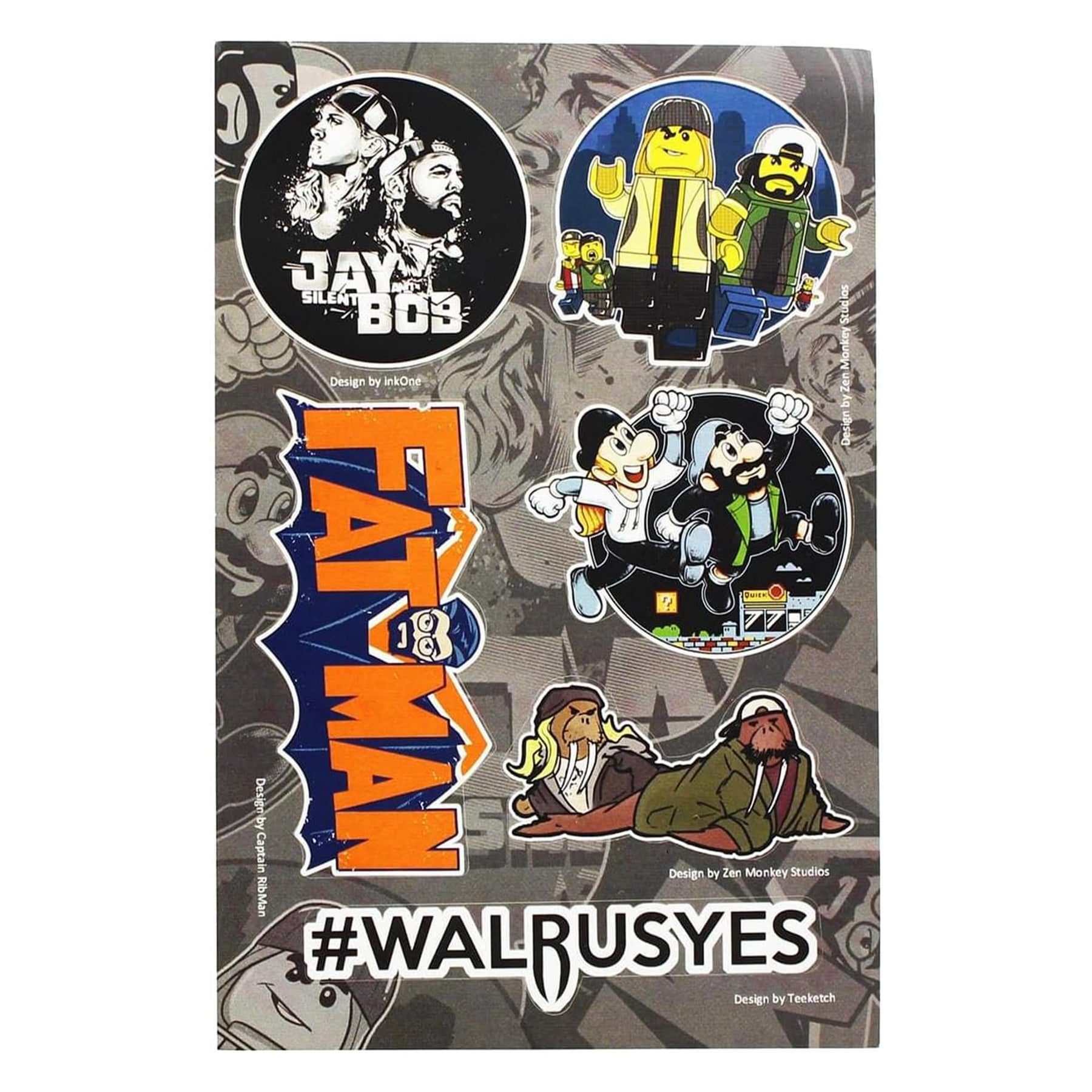 Jay and Silent Bob Sticker Sheet