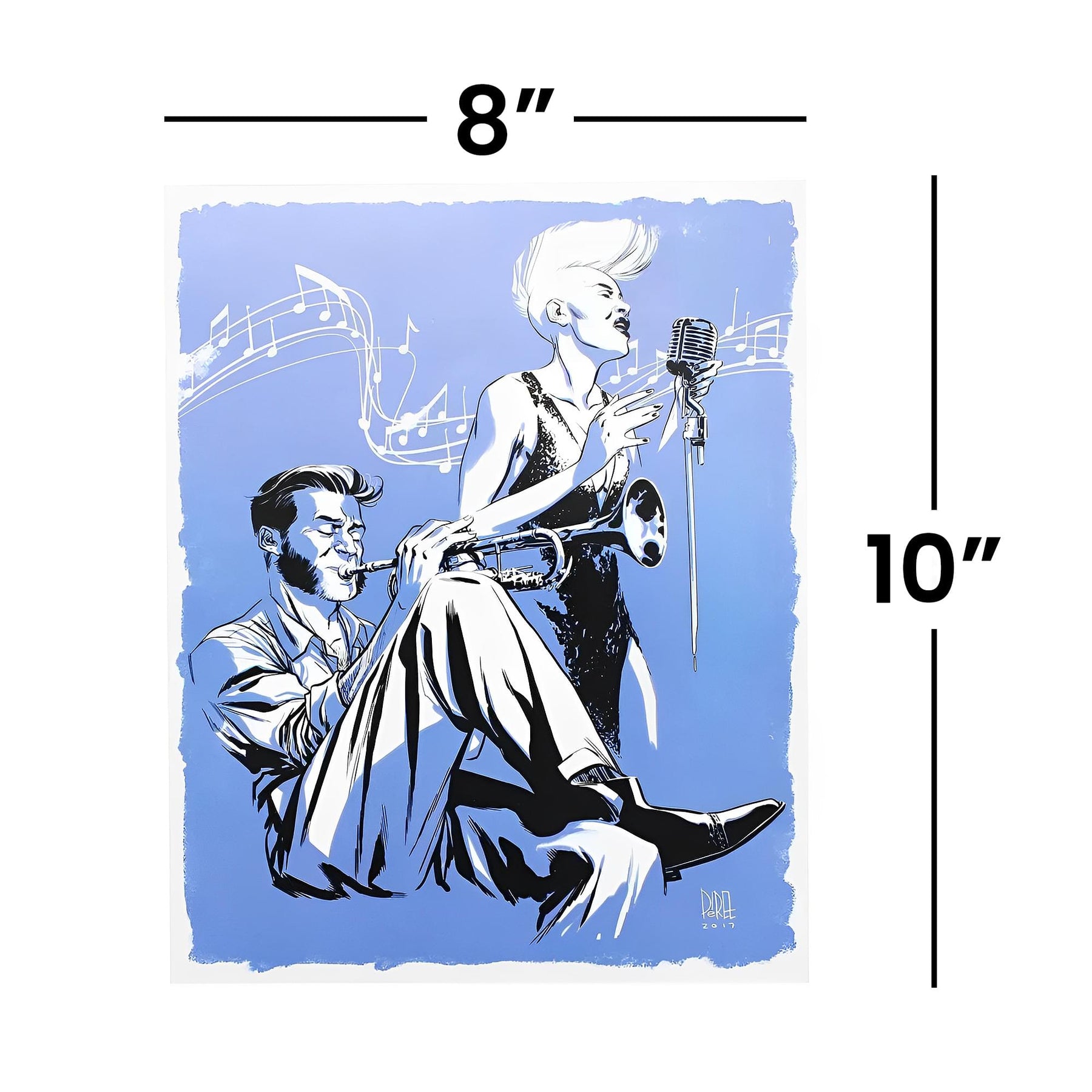 X-Men Jazz 8x10 Art Print by Ramon Perez (C2E2 Nerd Block Exclusive)