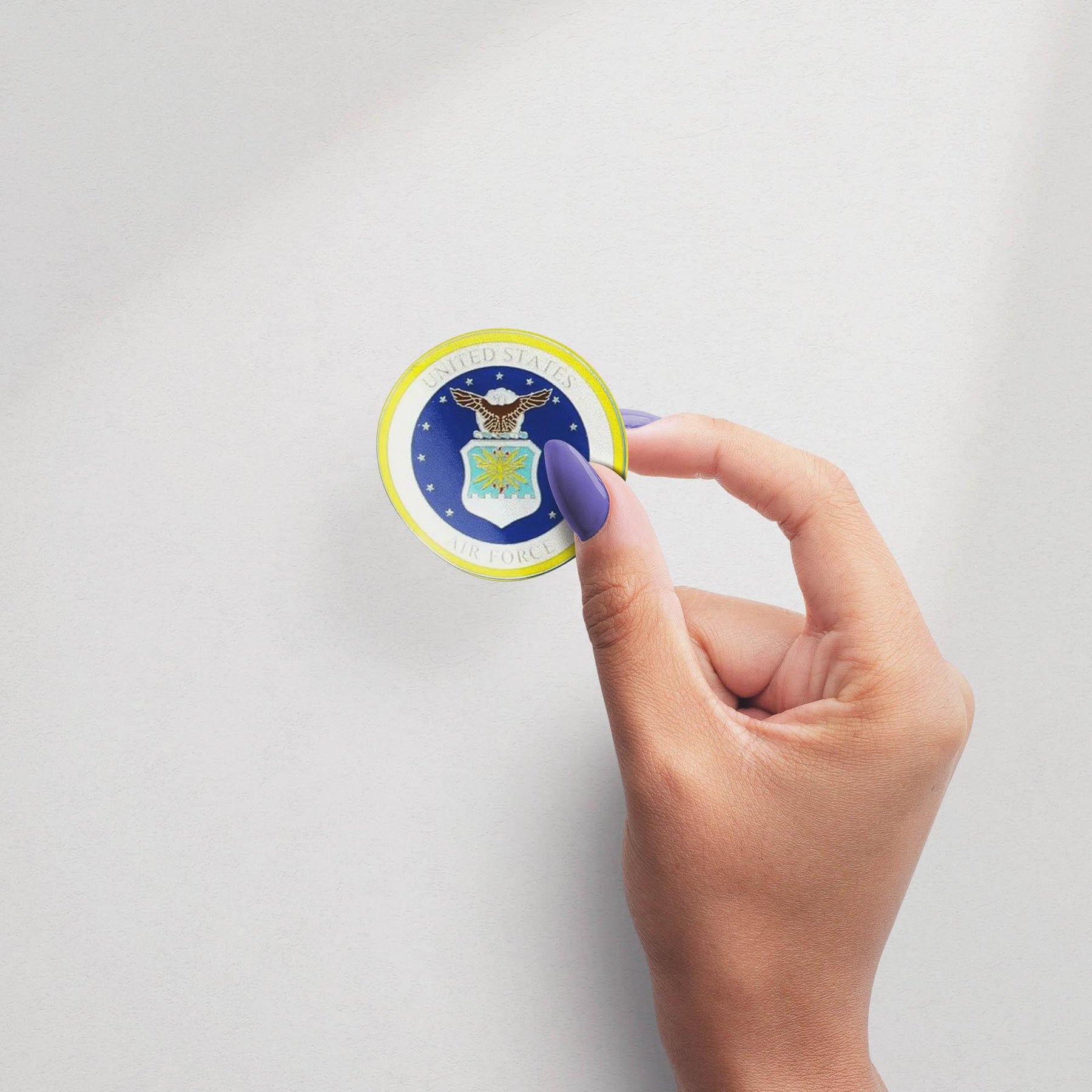 U.S. Air Force Self-Adhesive Medallion