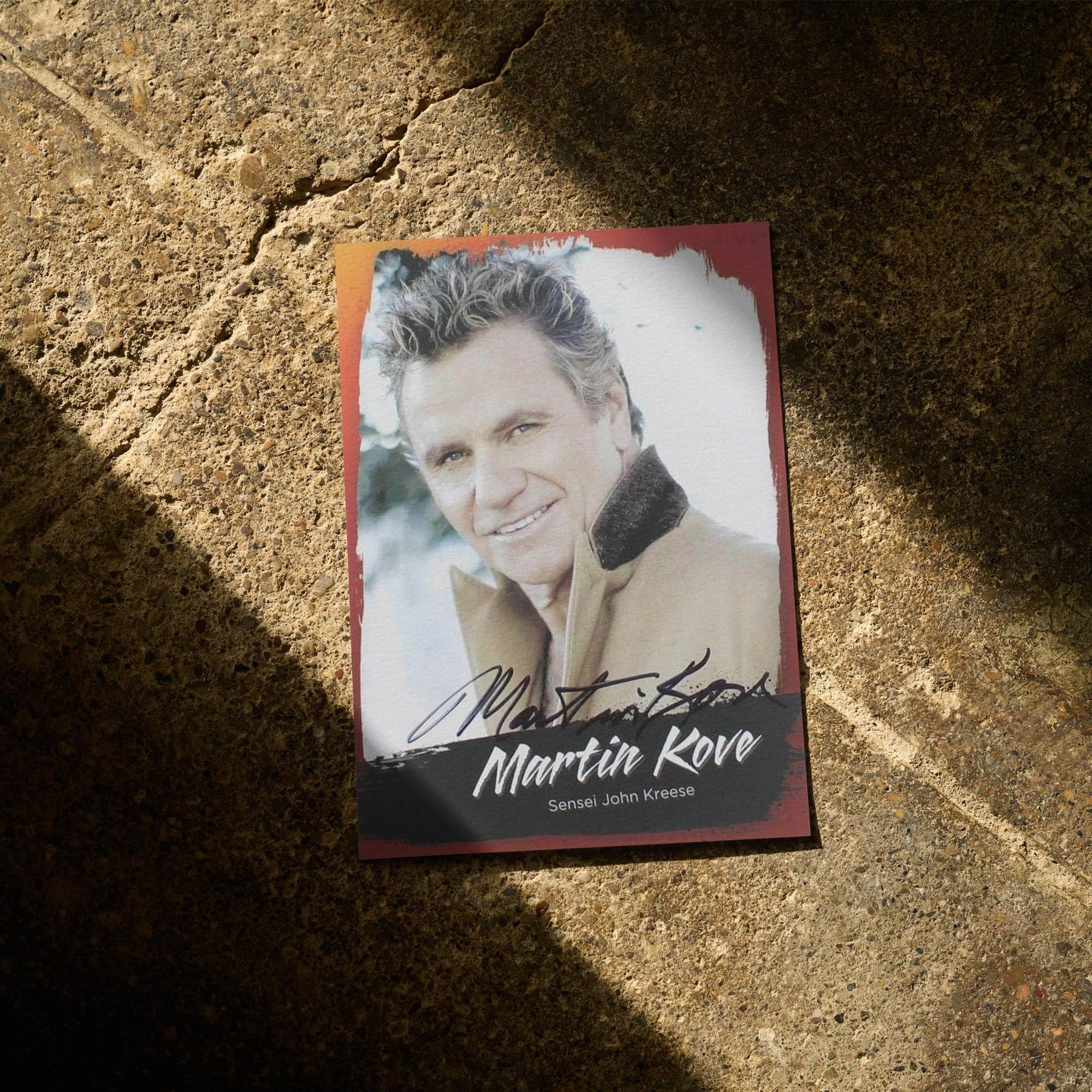 The Karate Kid Martin Kove (Sensei John Kreese) 5x7 Autographed Print w/ CoA