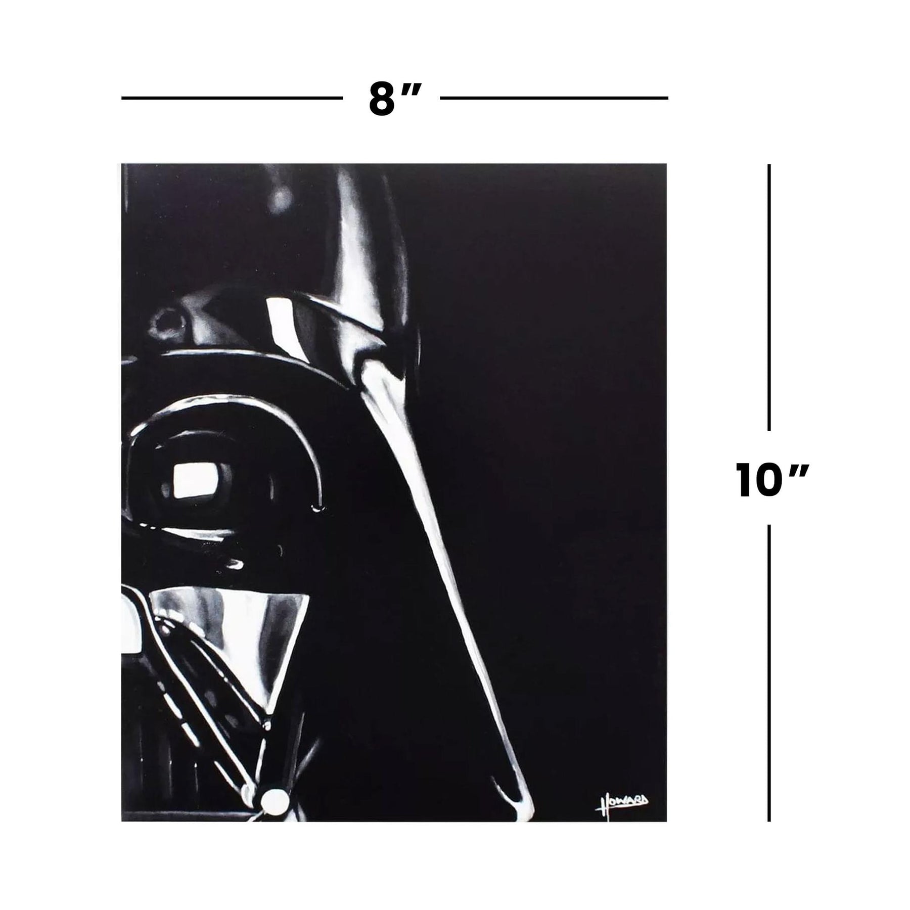 Star Wars Darth Vader 8x10 Art Print by Lee Howard (Nerd Block Exclusive)