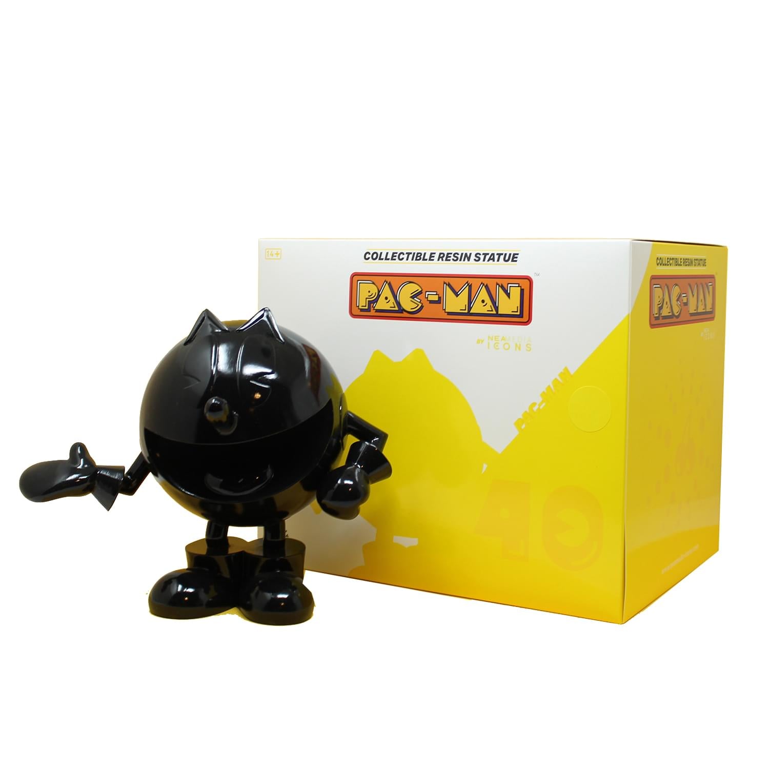 Pac-Man 7.9 Inch Resin Statue | Black | Free Shipping