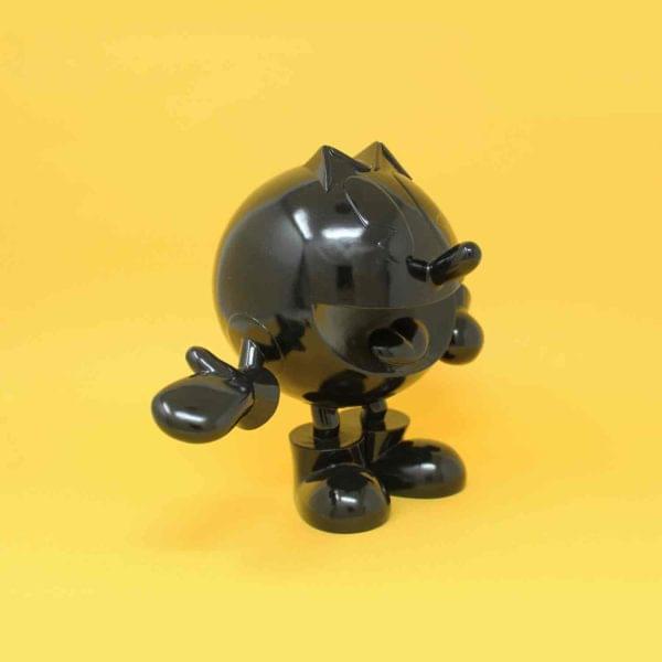 PAC-MAN Mini Icons 7.9-Inch Collectible Resin Statue | Black