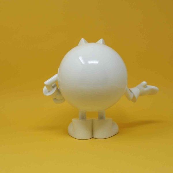 PAC-MAN Mini Icons 7.9-Inch Collectible Resin Statue | White