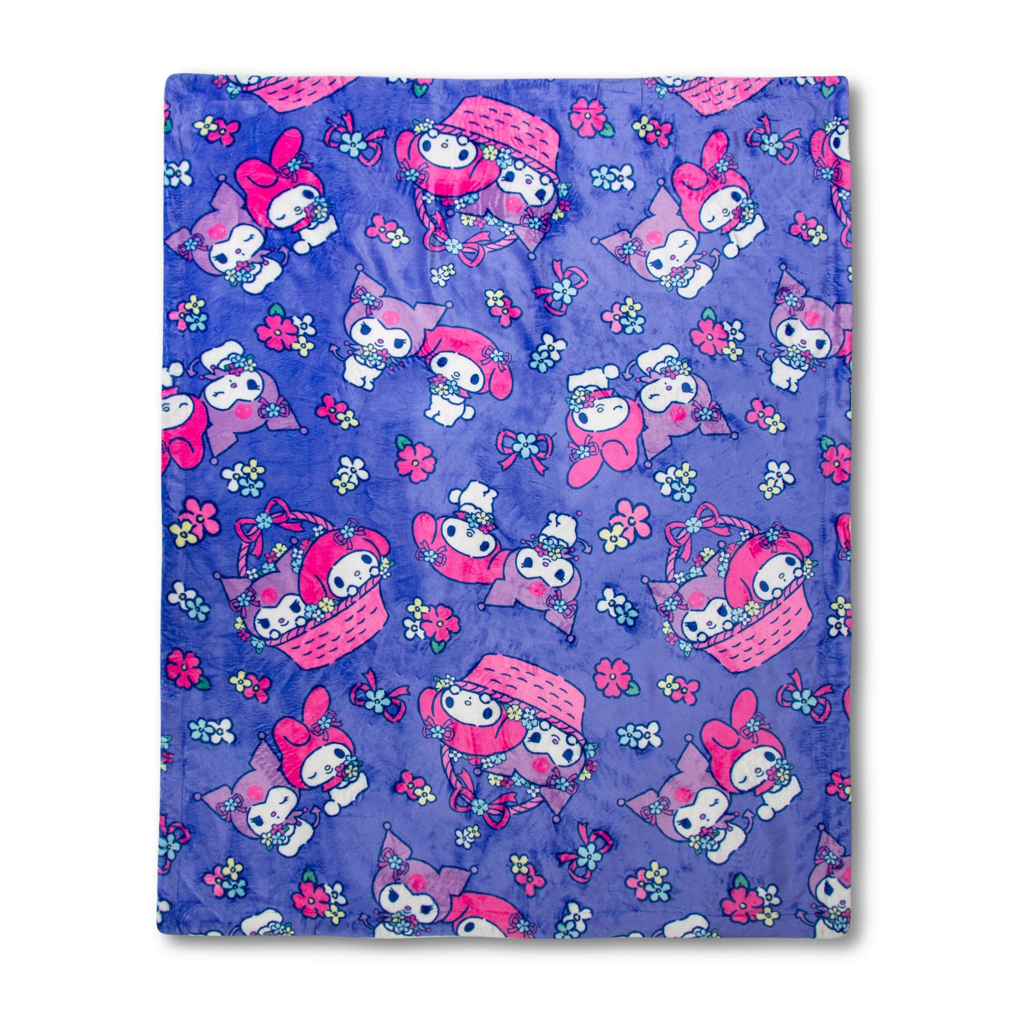 Sanrio Kuromimy Melody 50x60 Sherpa Throw Blanket Free Shipping 