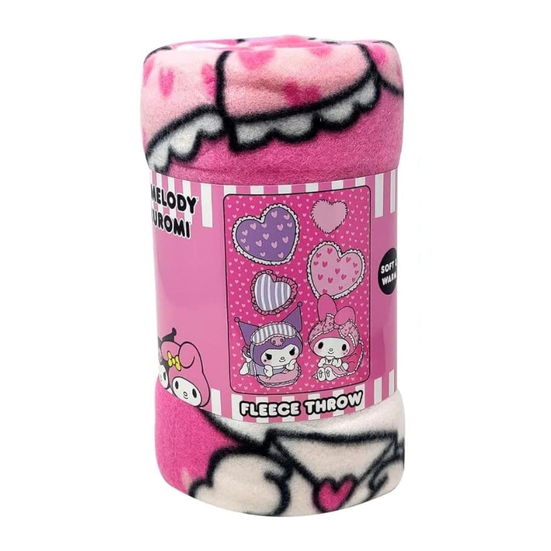 Sanrio My Melody & Kuromi 45 x 60 Inch Fleece Throw Blanket