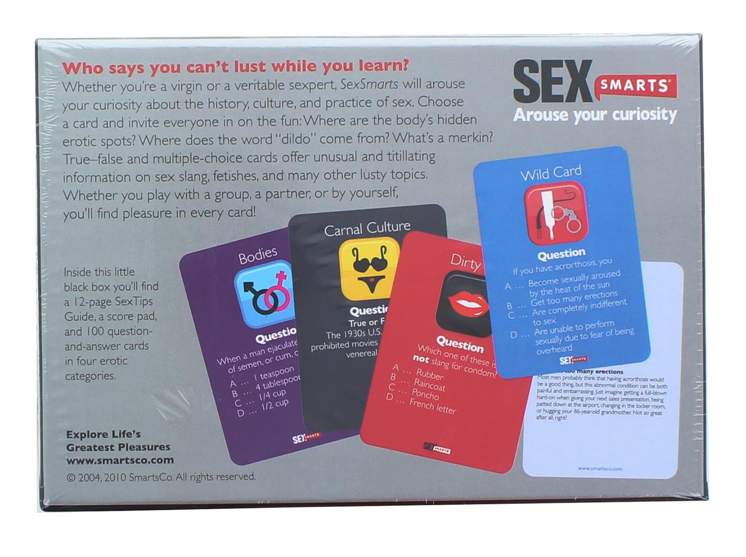 Sex Smarts 2.0 Adult Question & Answer Trivia Game